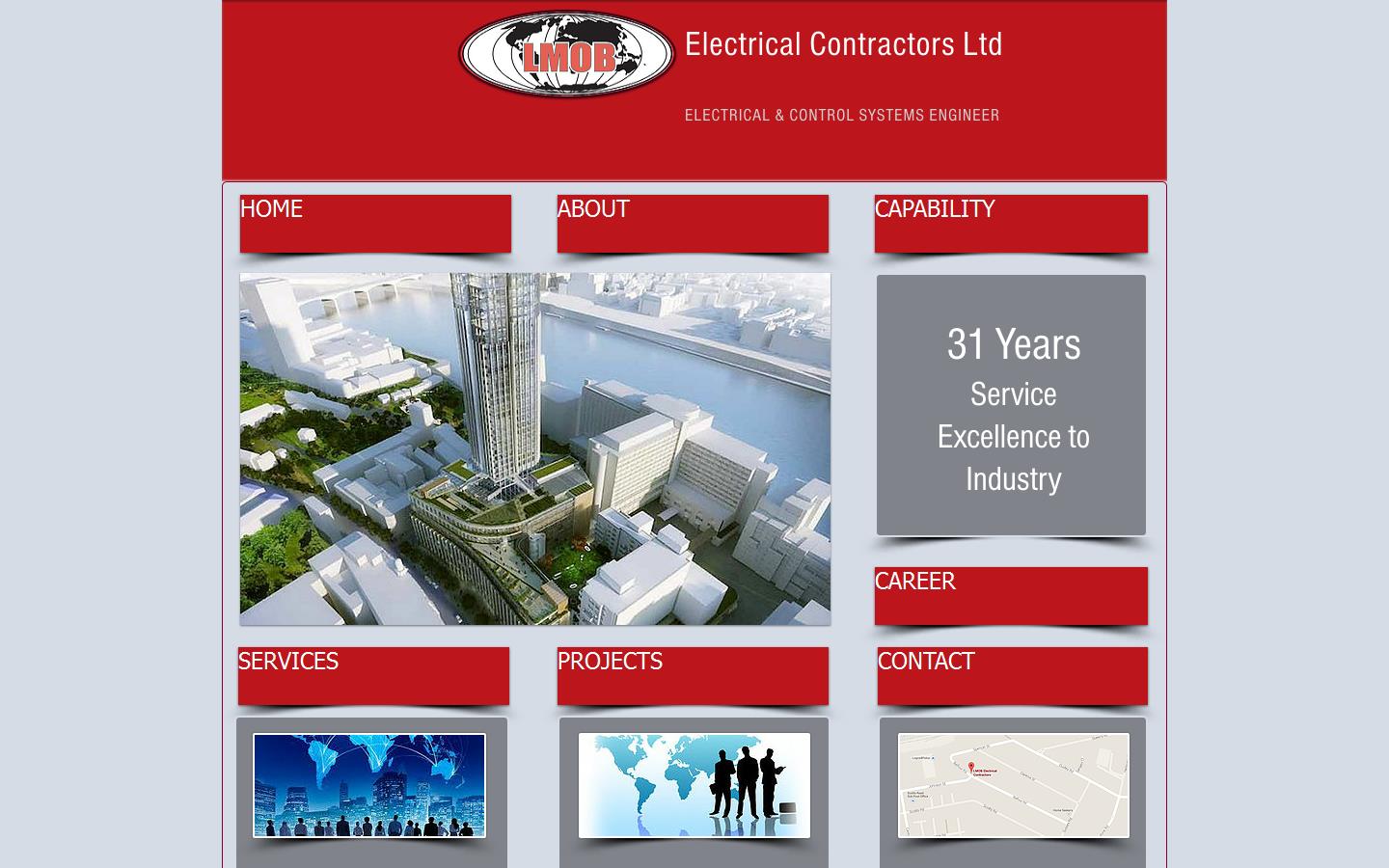 LMOB Electrical Contractors Ltd Website
