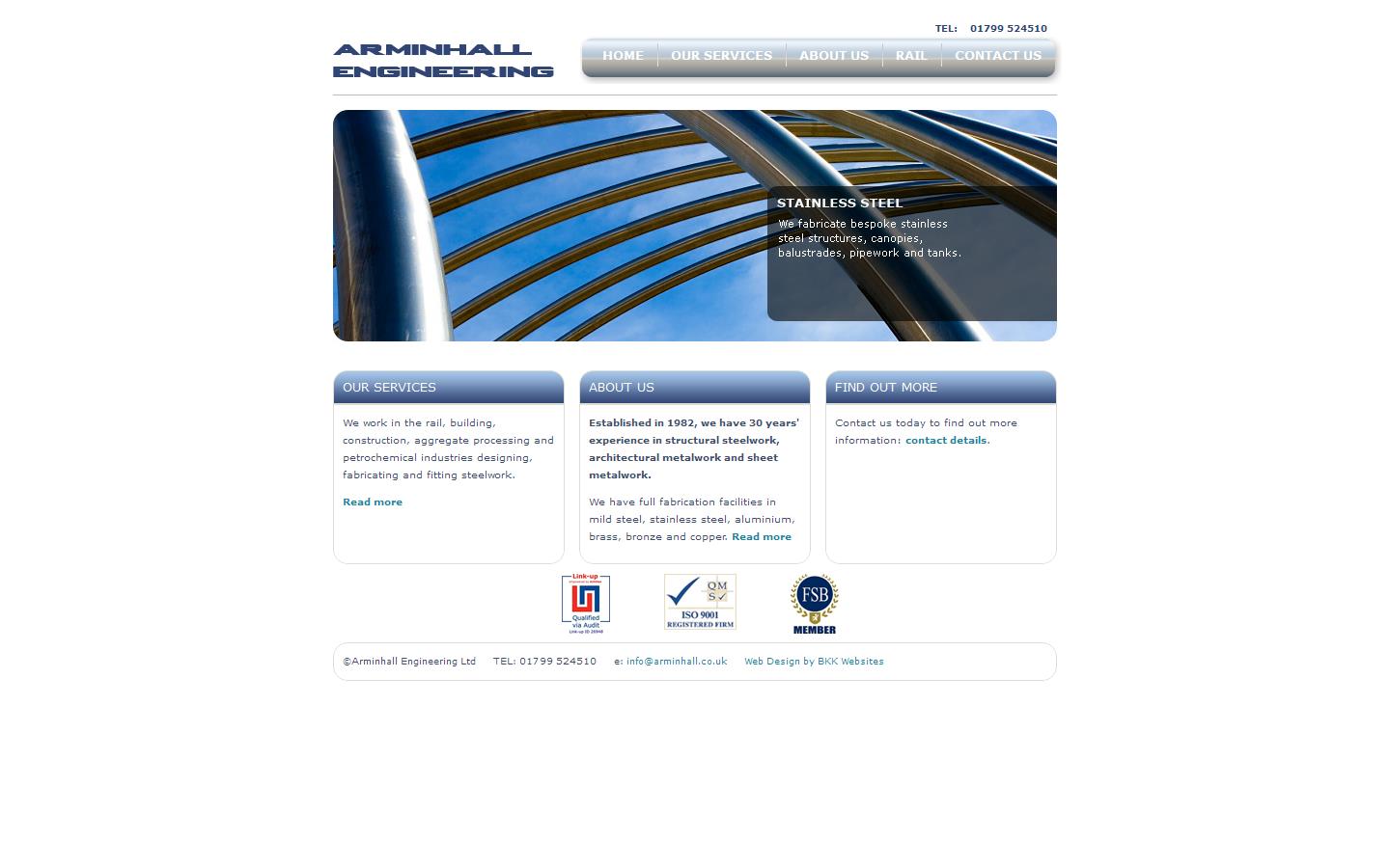 Arminhall Engineering Website