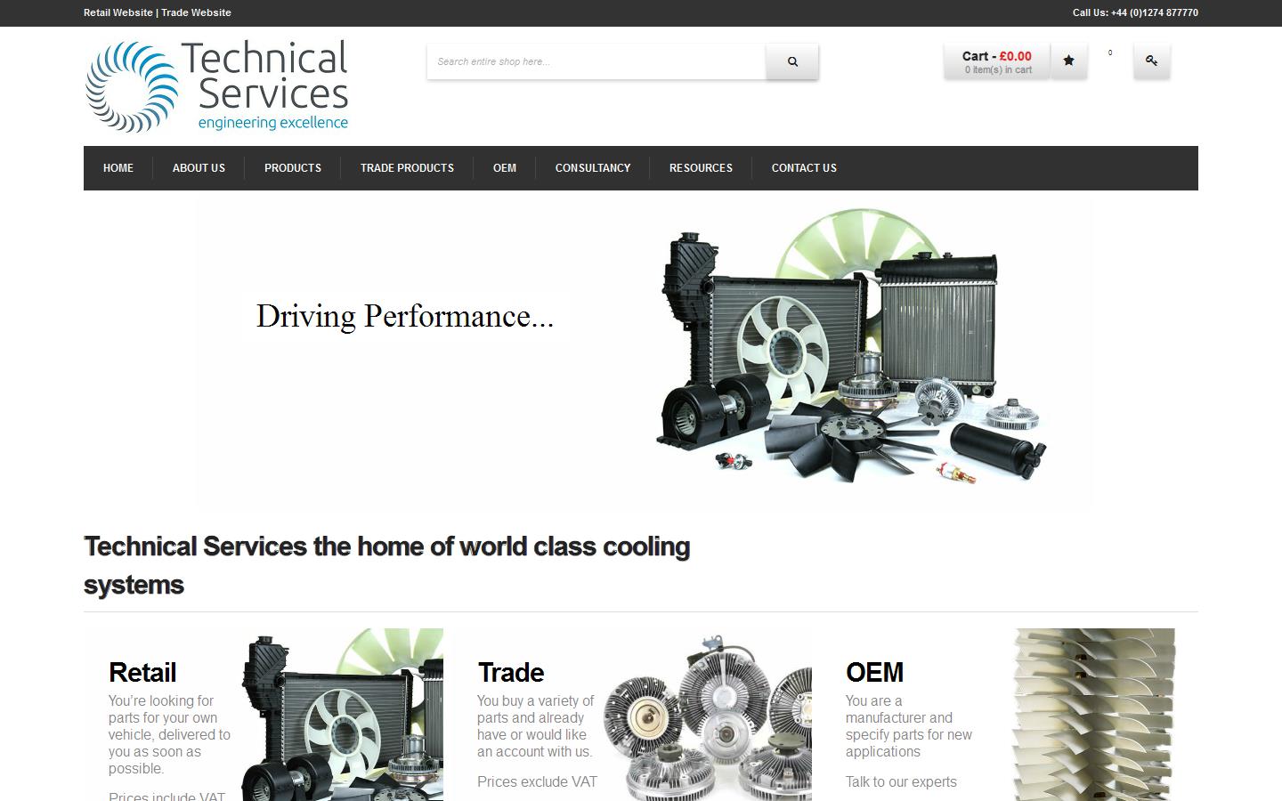 Technical Services UK Ltd Website