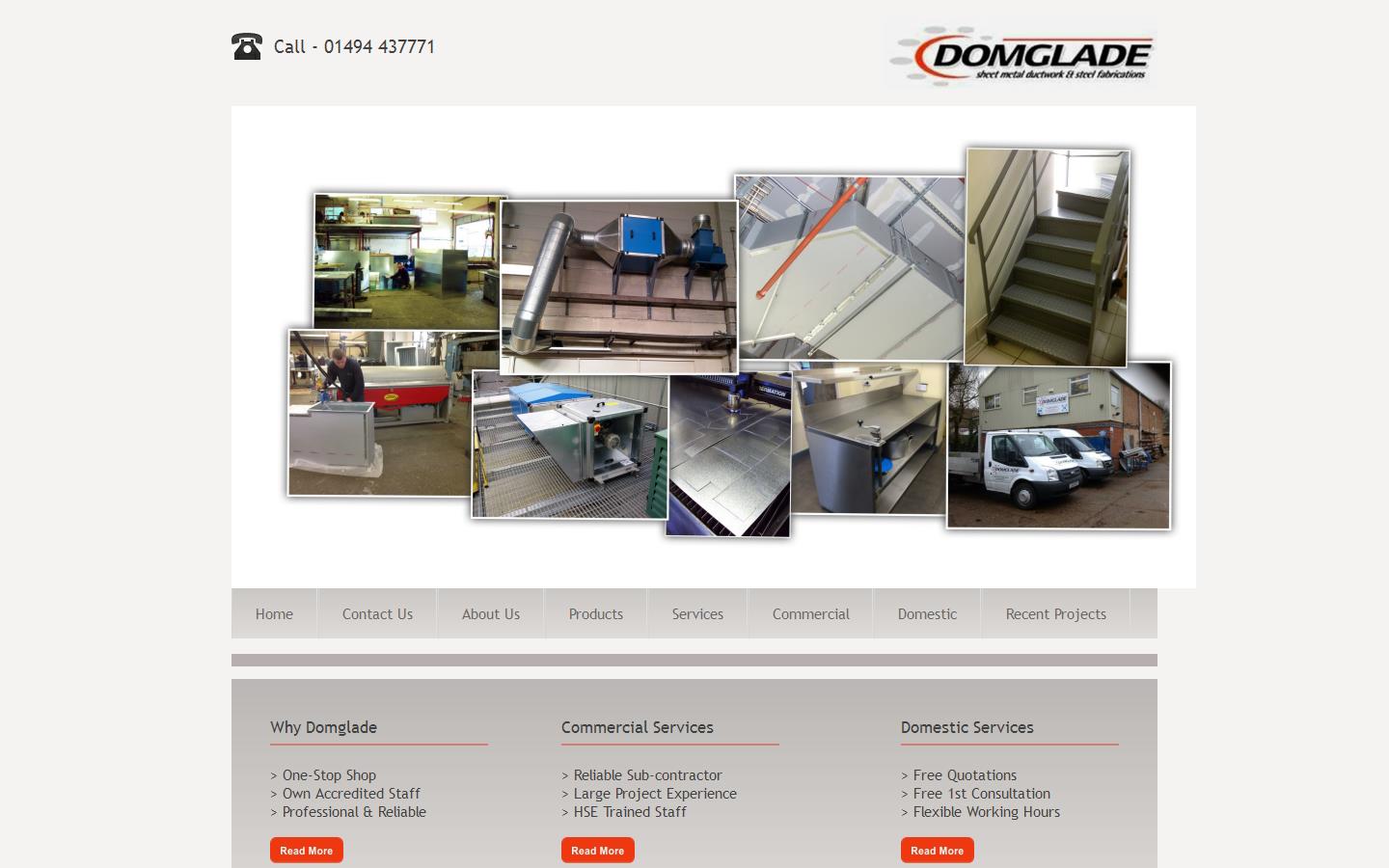 Domglade Website