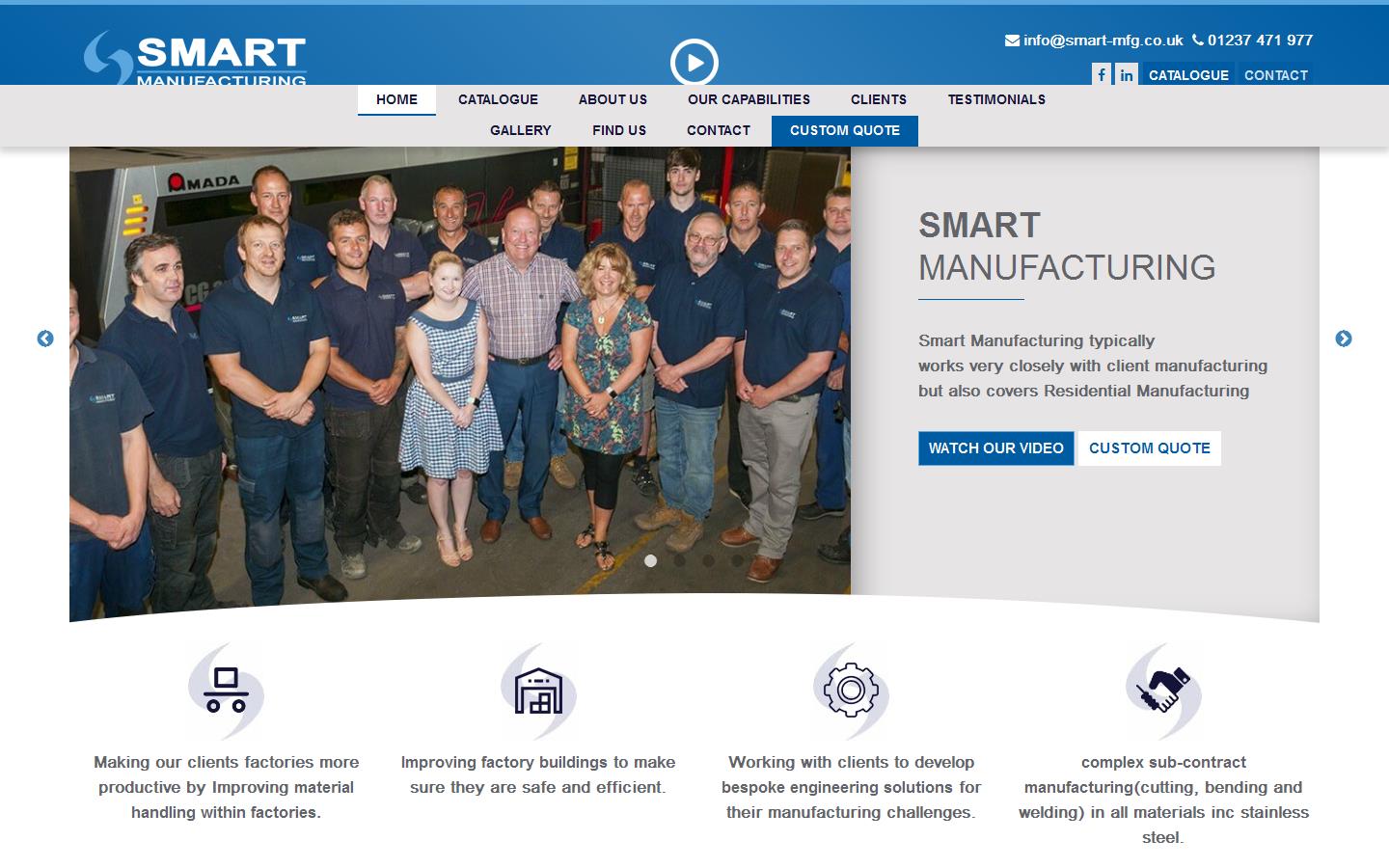 Smart Manufacturing Website