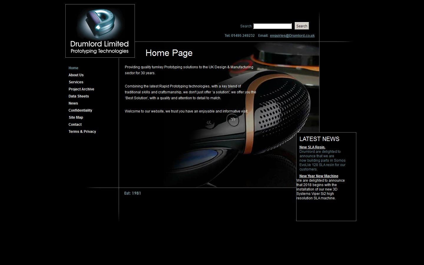 Drumlord Ltd Website
