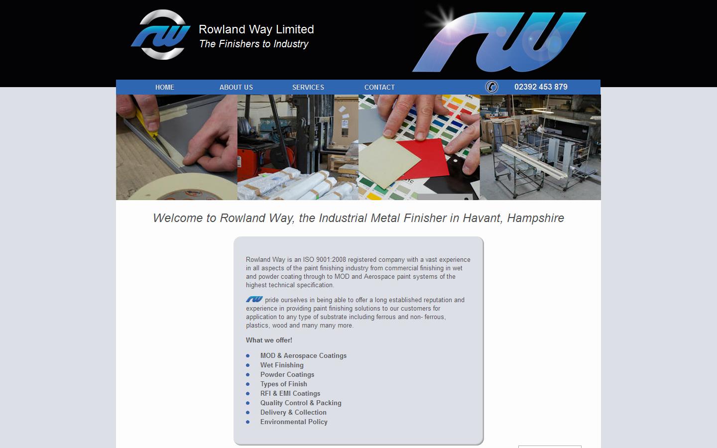 Rowland Way Ltd Website