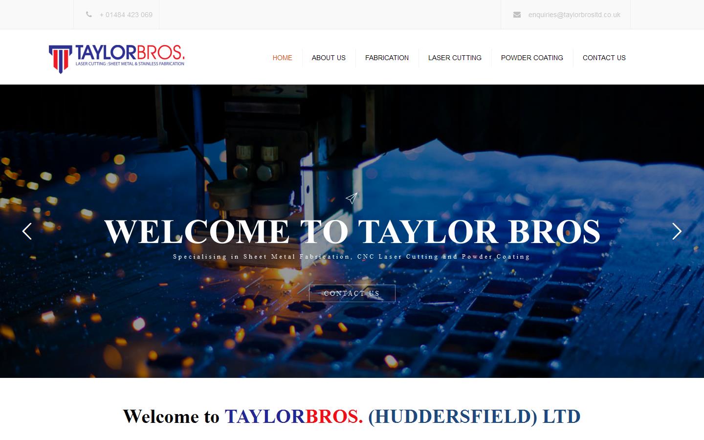 Taylor Bros Website