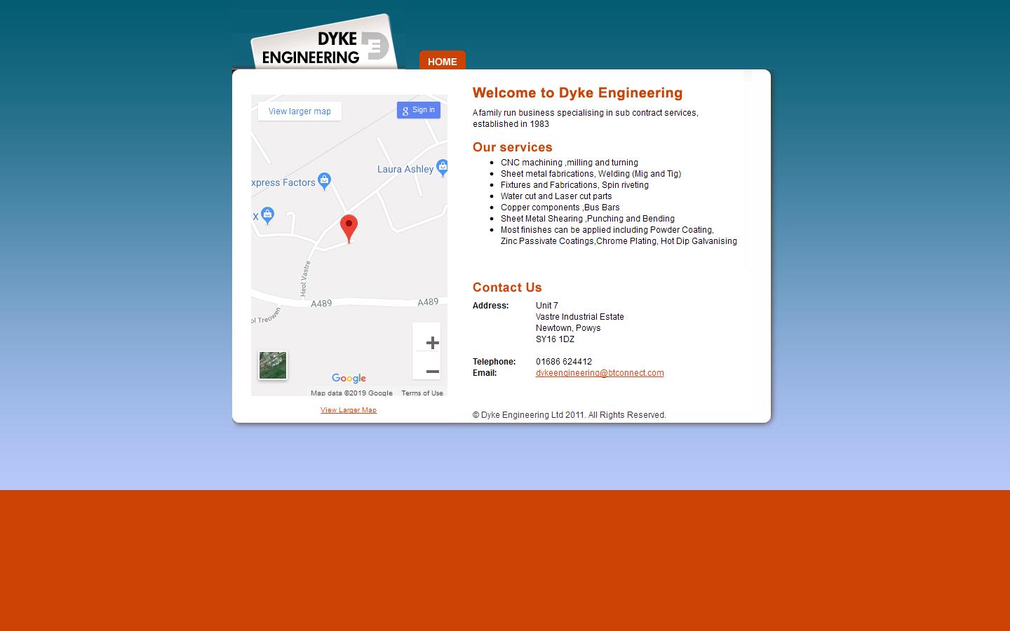 Dyke Engineering Website