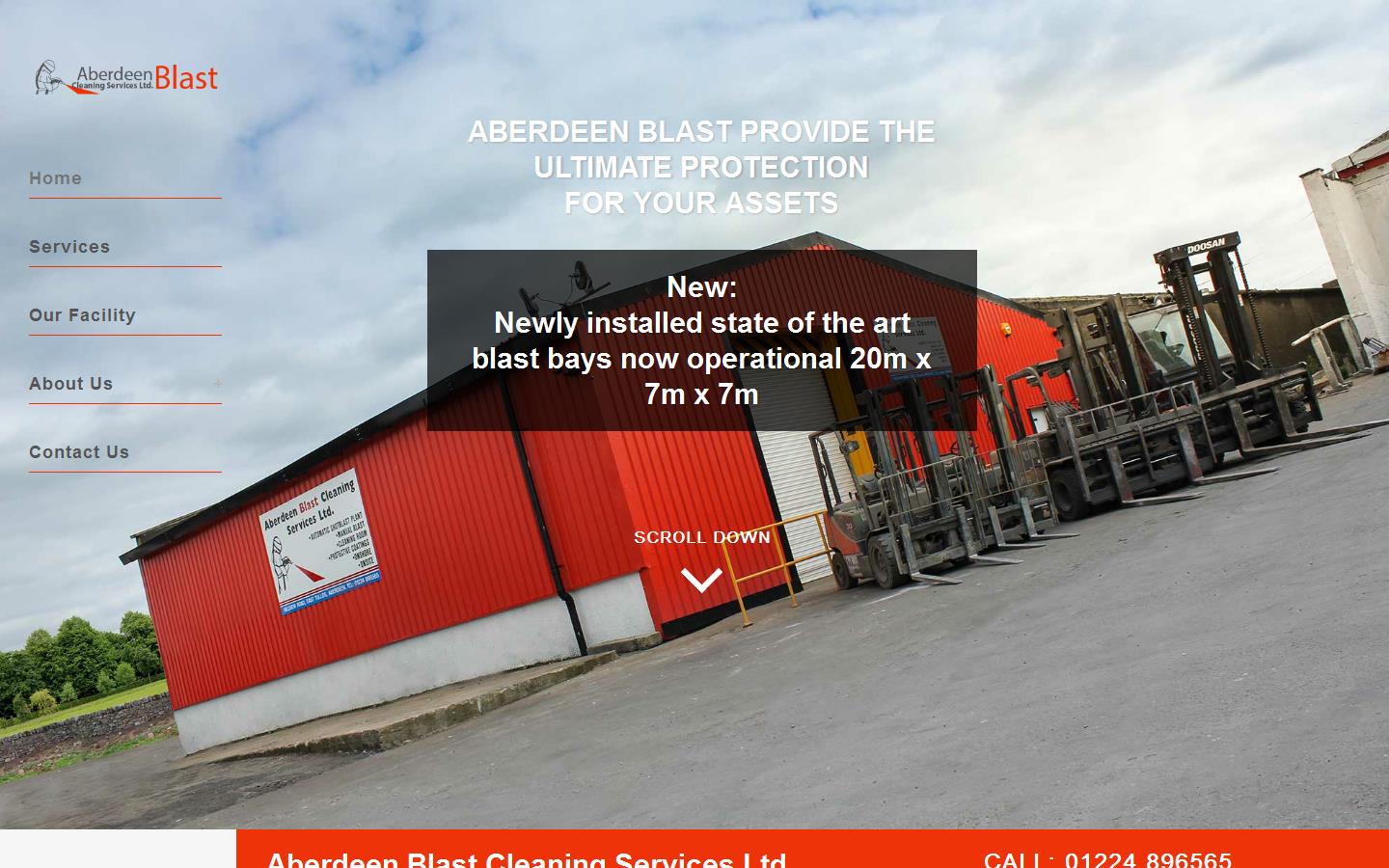 Aberdeen Blast Cleaning Services Ltd Website