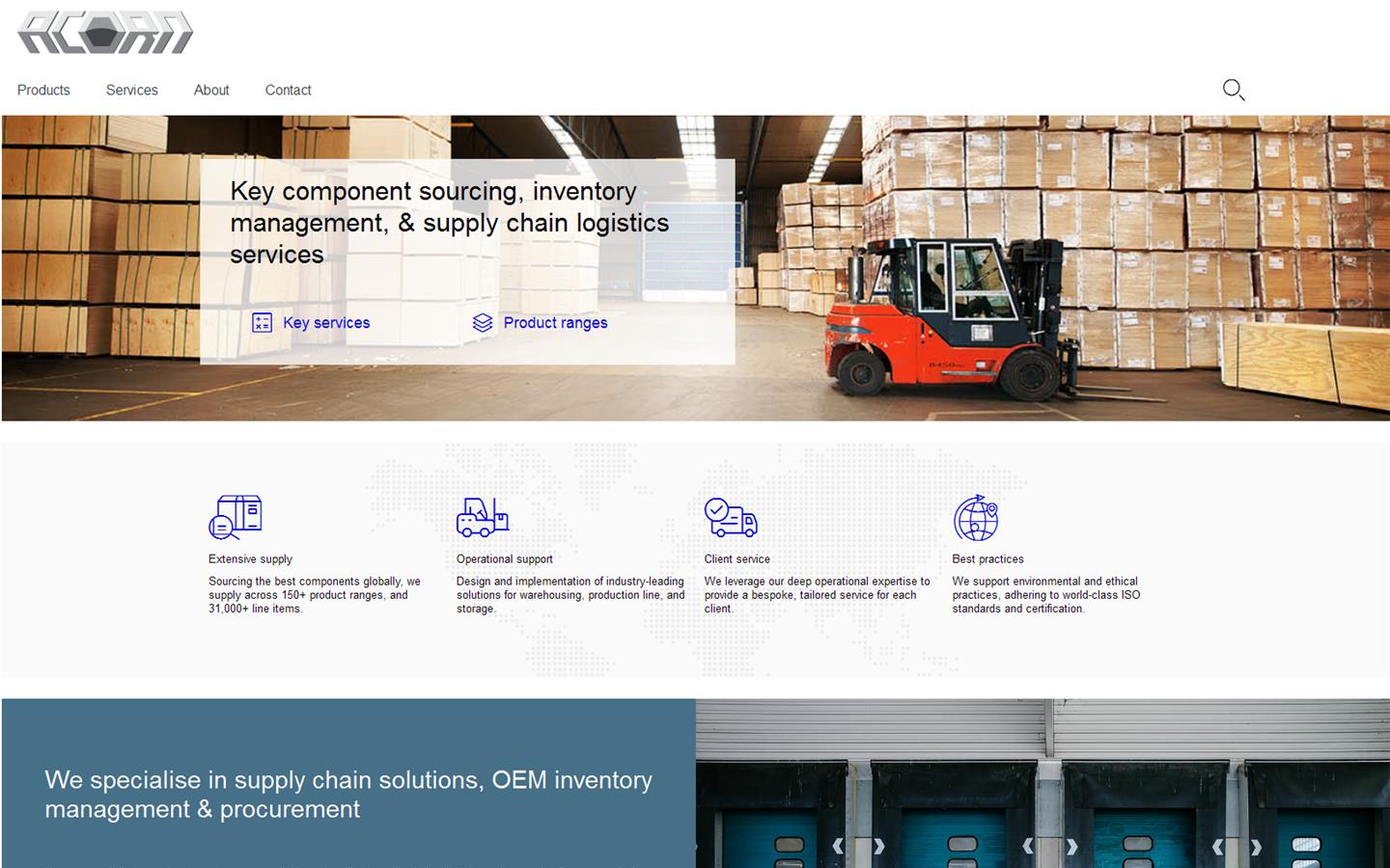 Acorn Industrial Components Ltd Website