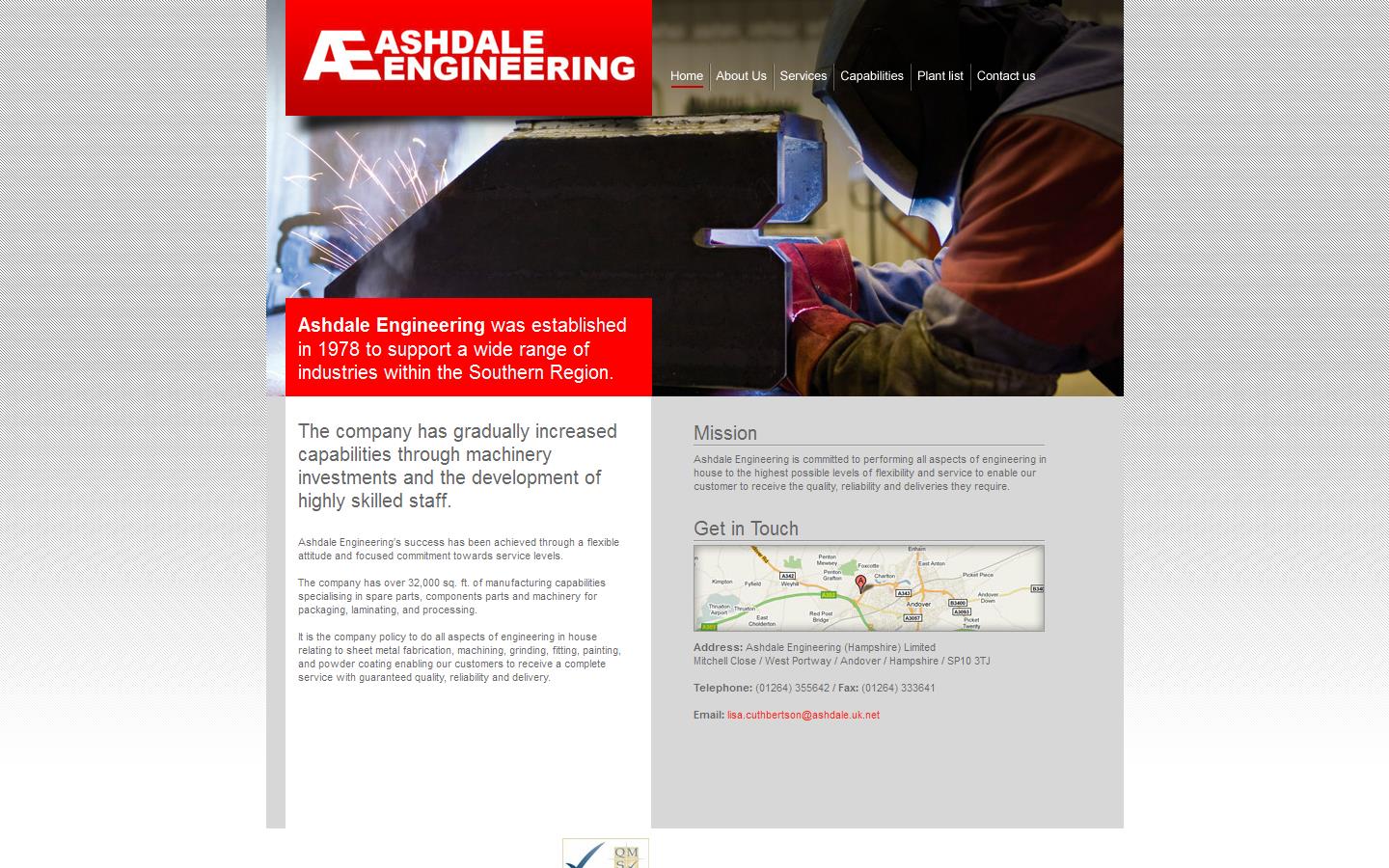Ashdale Engineering Website