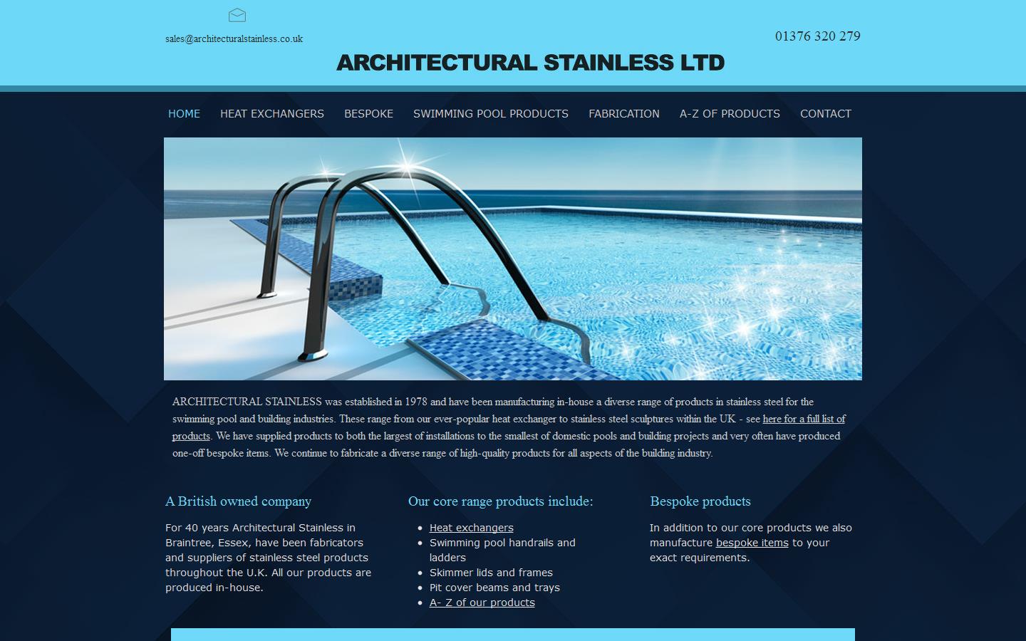 Architectural Stainless Website