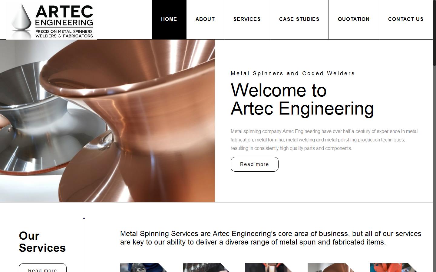 Artec Engineering Ltd Website