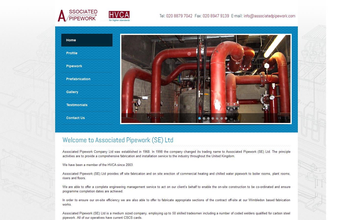 Associated Pipework Website
