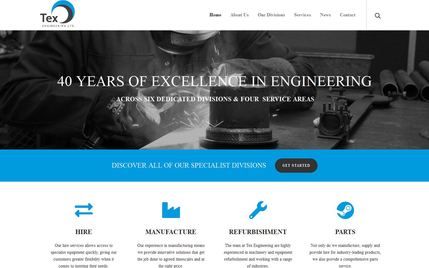 Tex Engineering Ltd Website