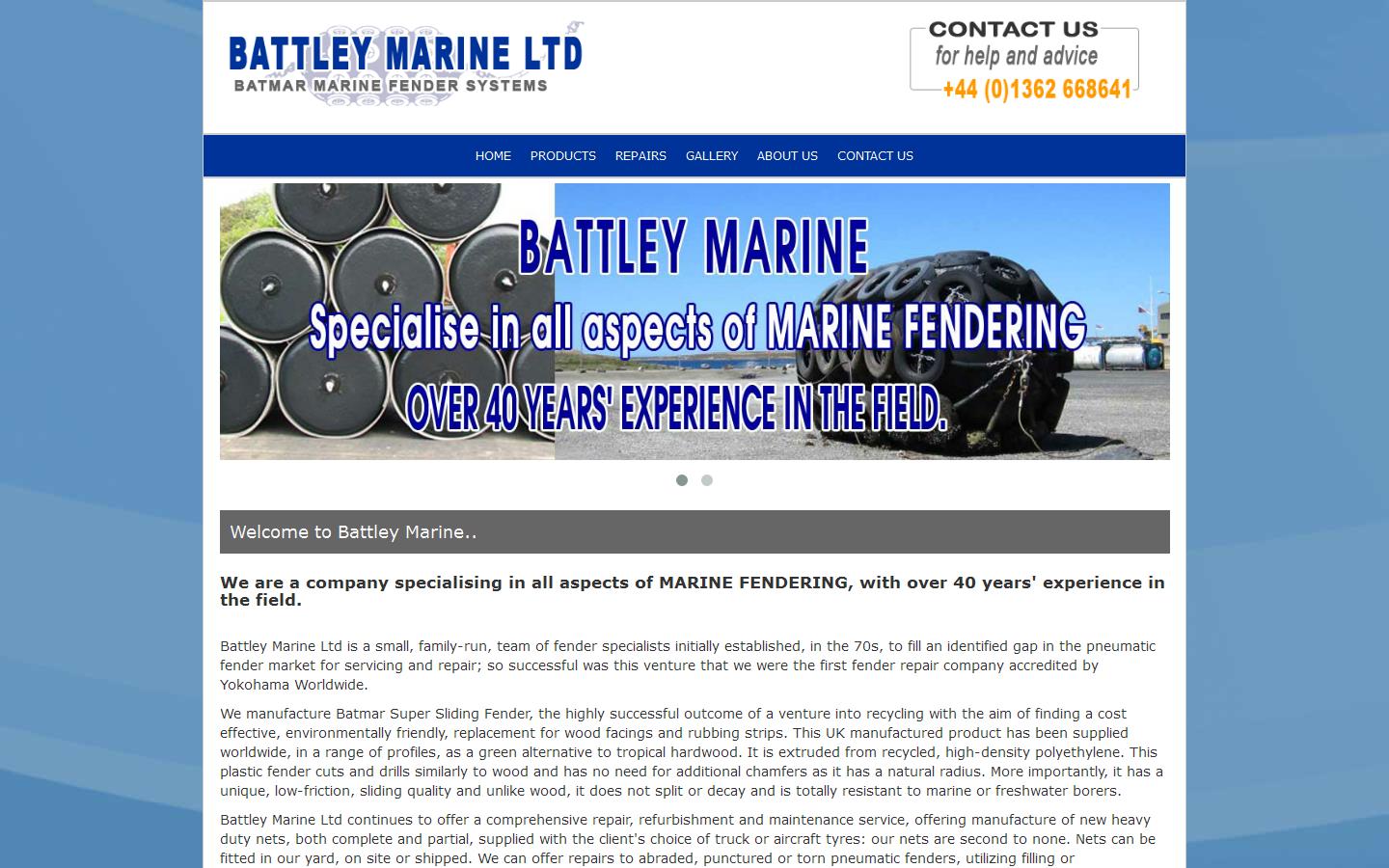 Battley Marine Ltd Website