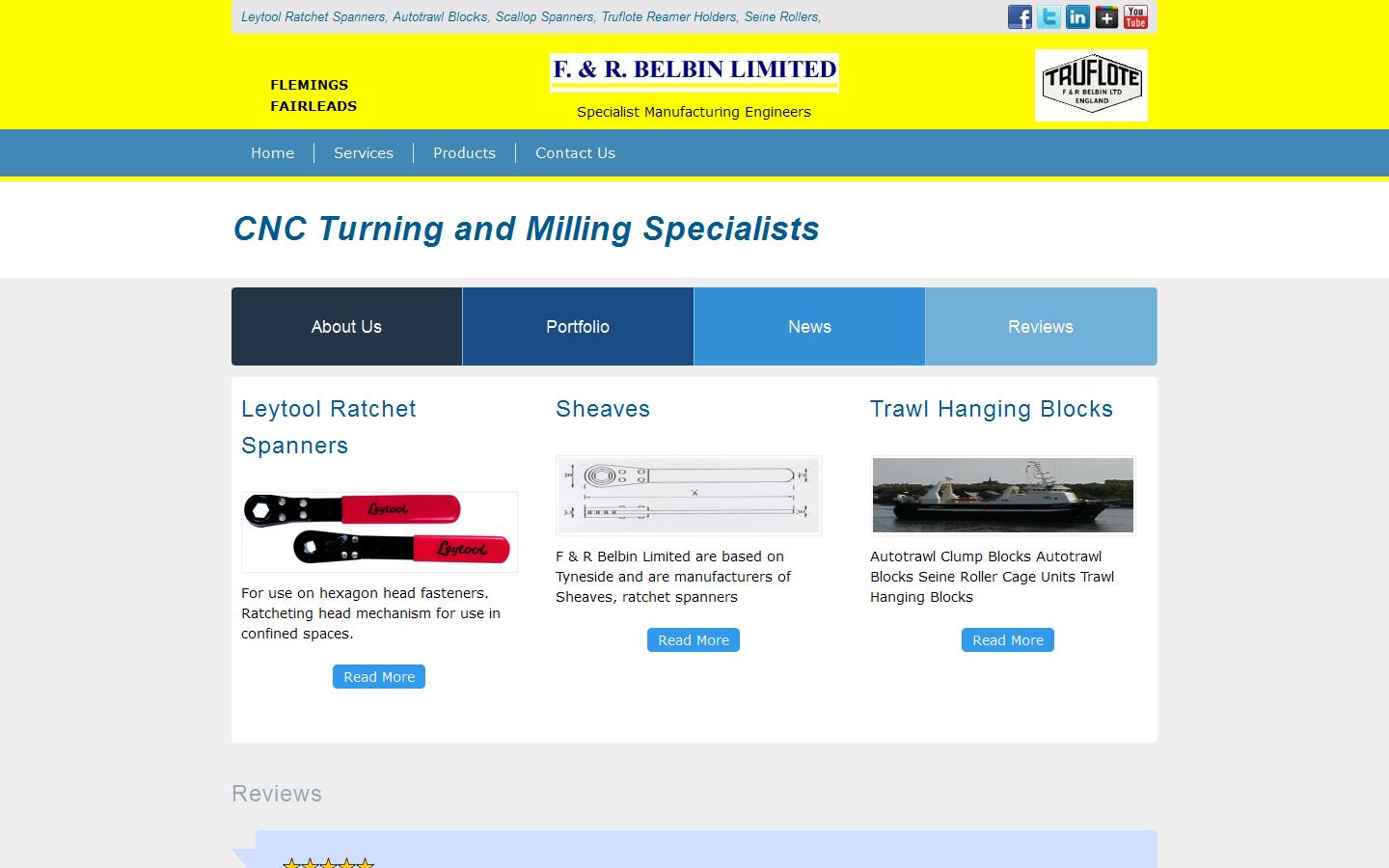 F & R Belbin Ltd Website