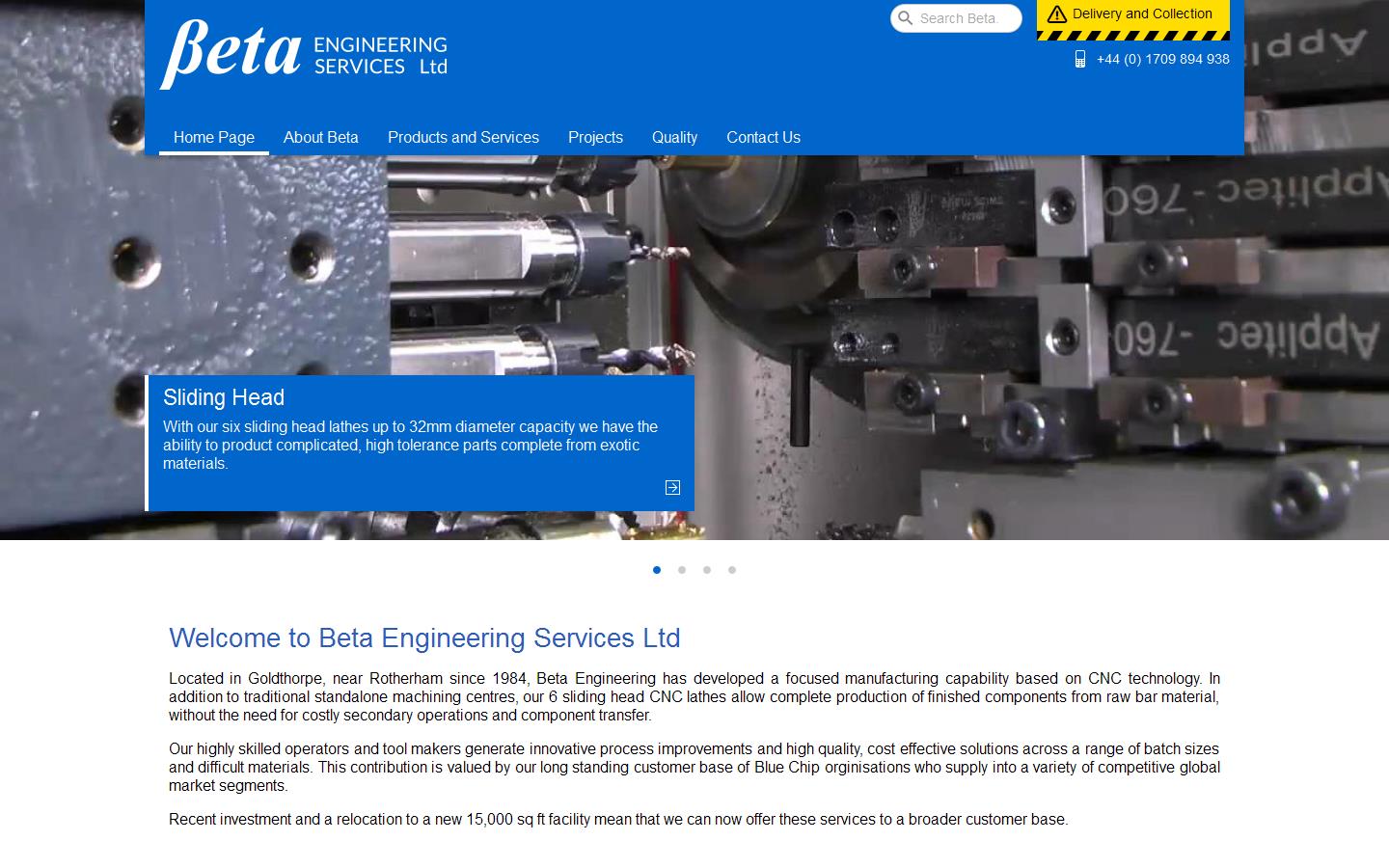BETA Engineering Services Ltd Website