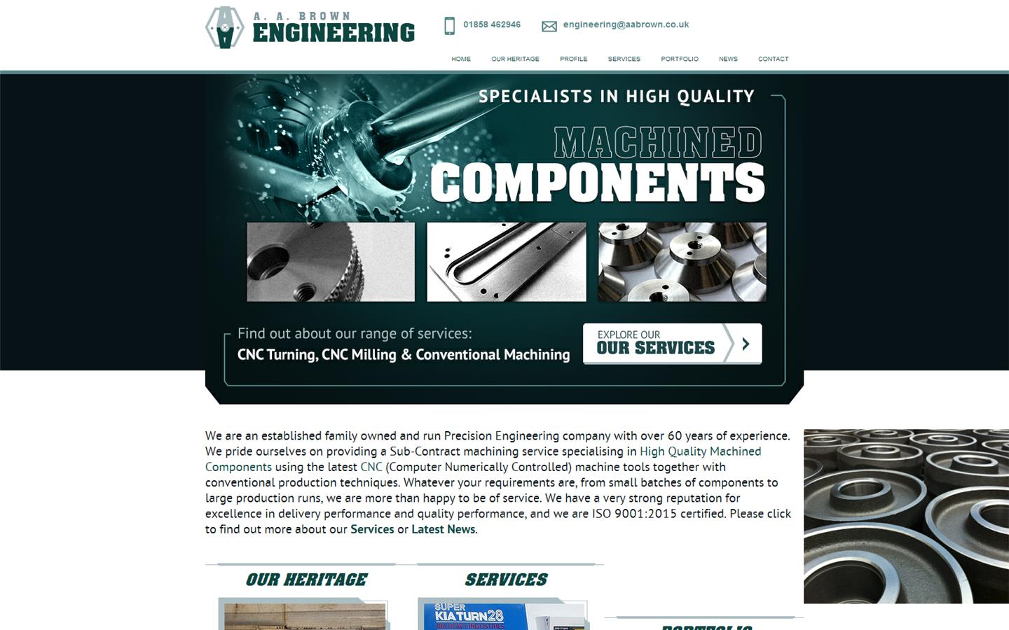 A A Brown Engineering Website