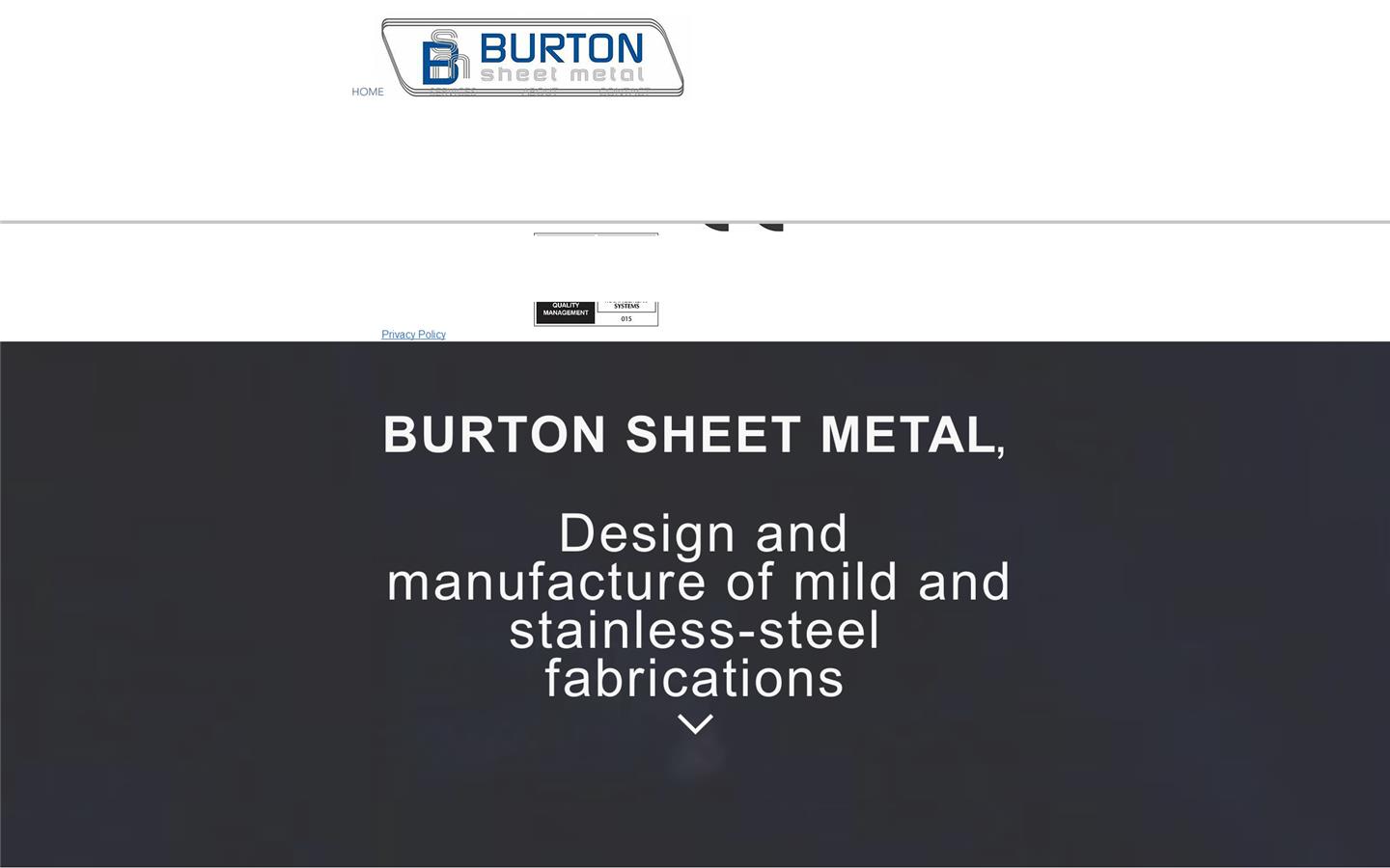 Burton Sheet Metal Website