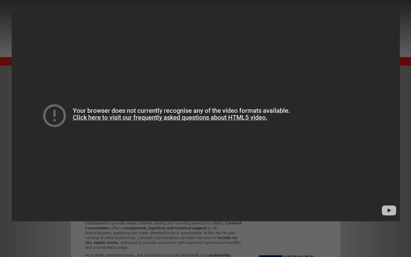 Carrtech Engineering Products Website