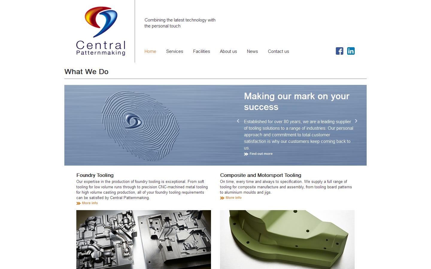 Central Pattern Making Ltd Website