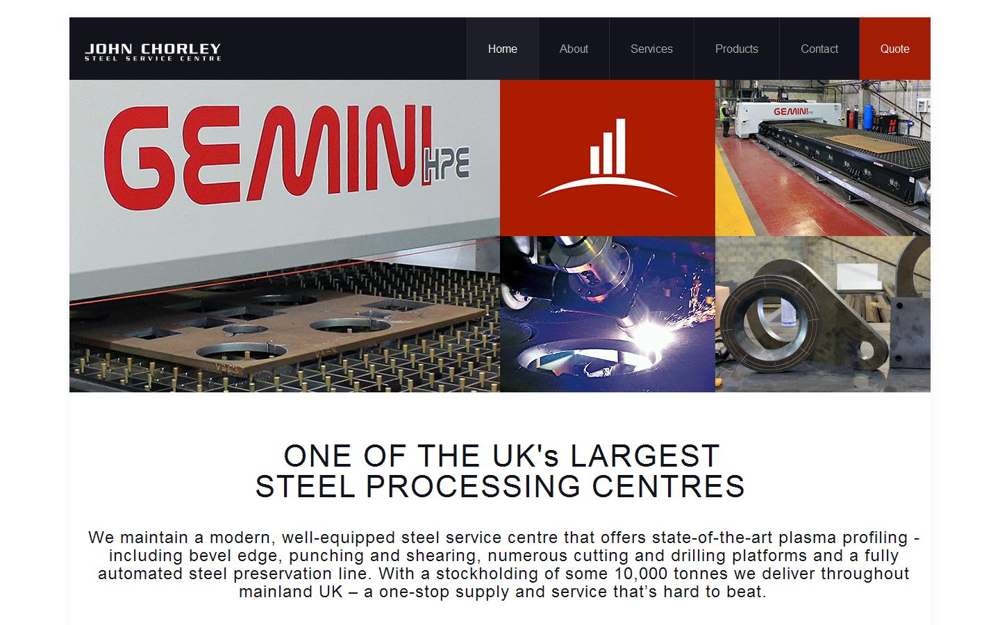 John Chorley & Co. Ltd Website