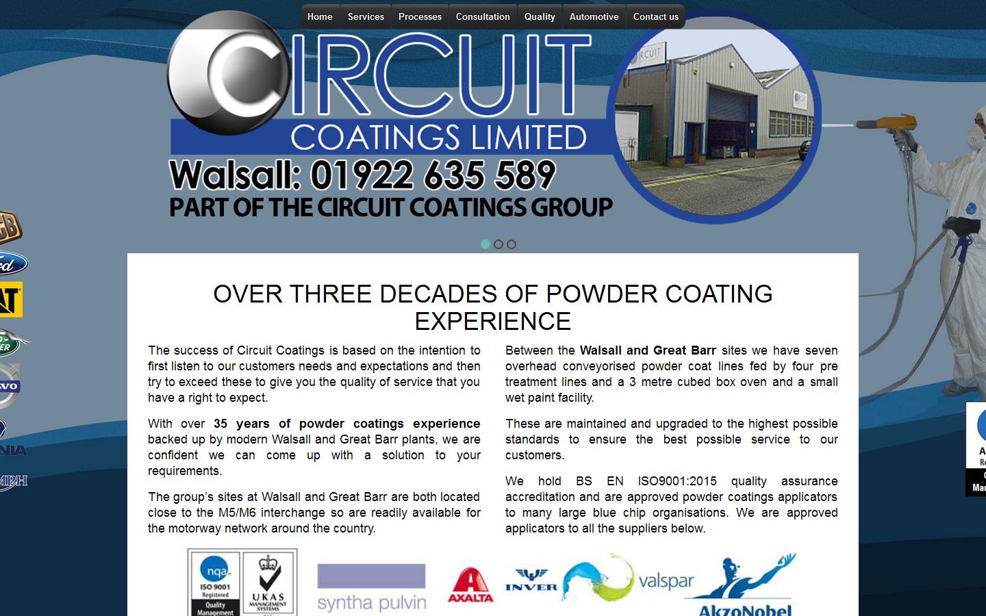Circuit Coatings Ltd Website