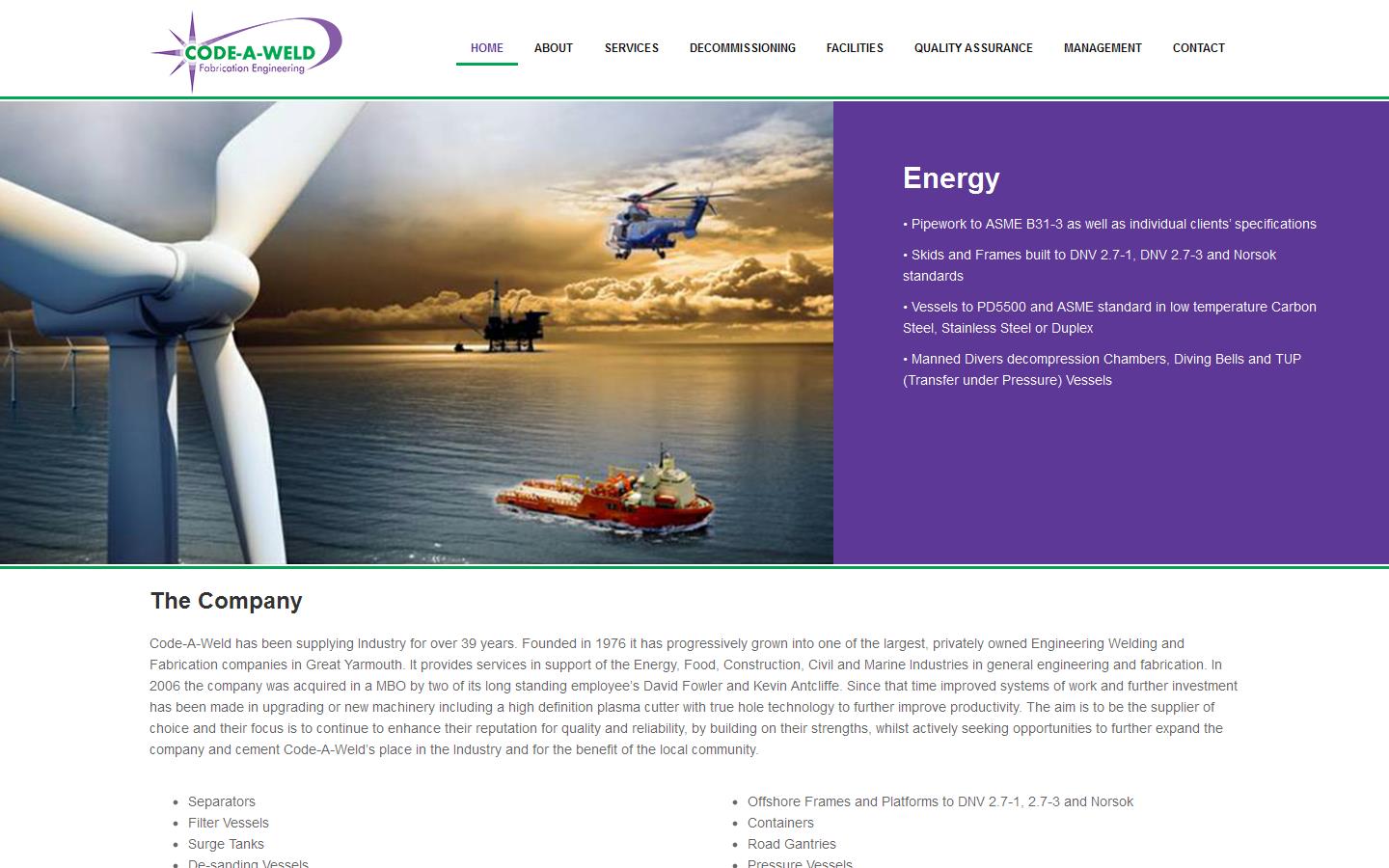 Code a Weld Website