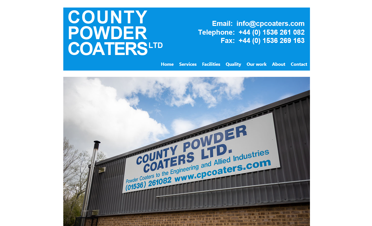 County Powder Coaters Ltd Website