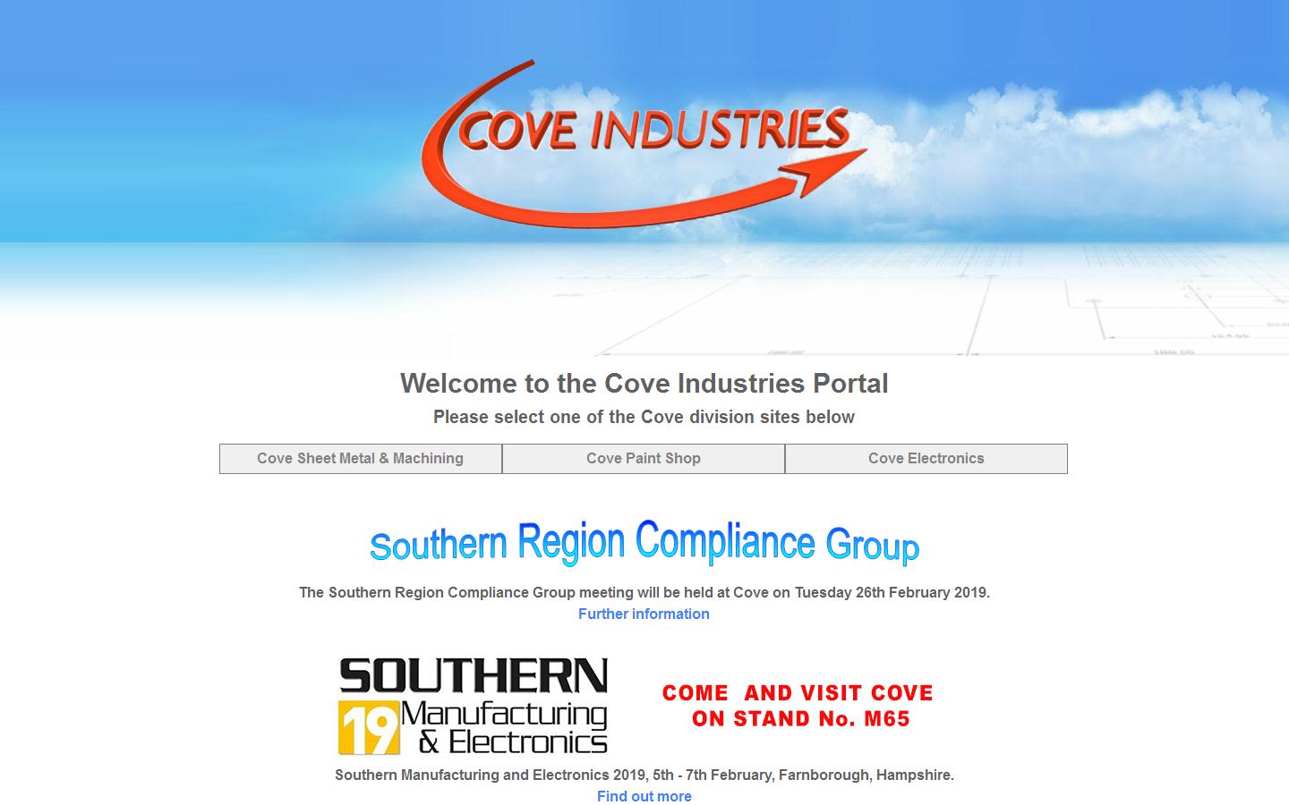 Cove Industrial Enterprises Ltd Website