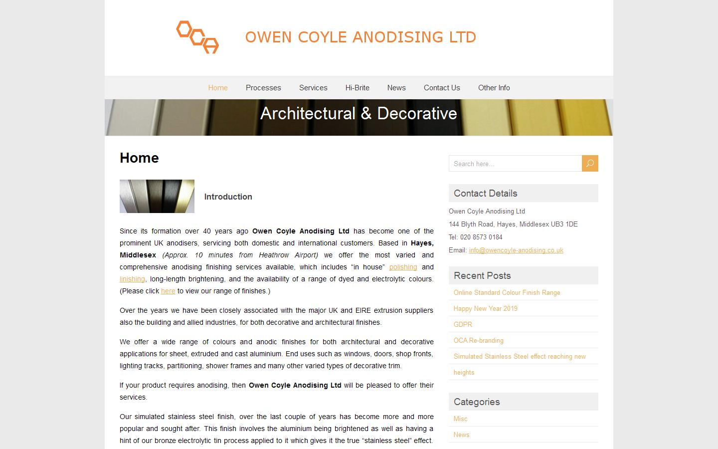 Owen Coyle Group Website