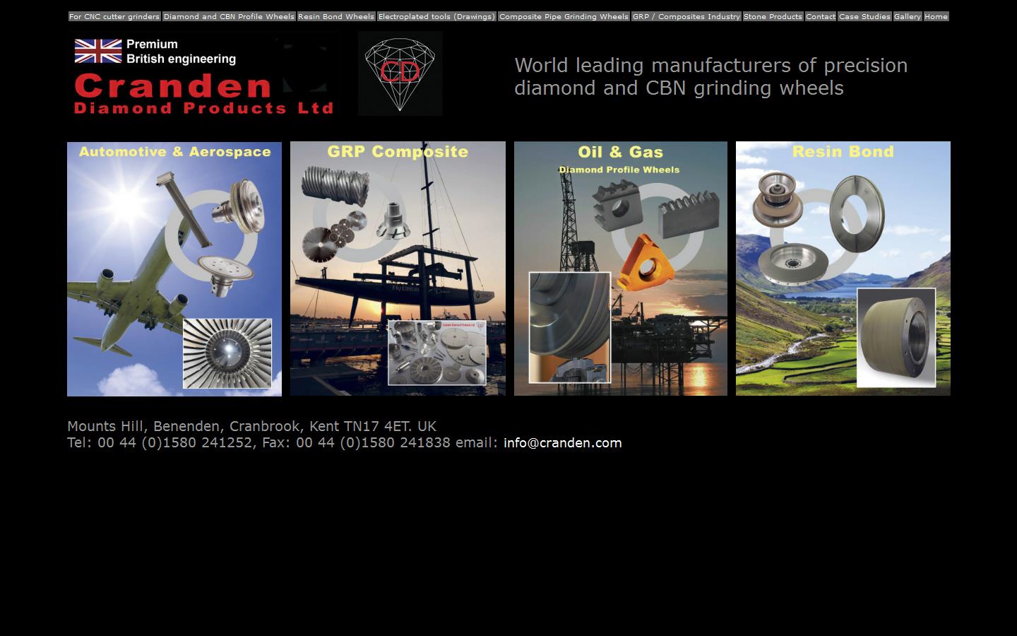 Cranden Diamond Products Ltd Website