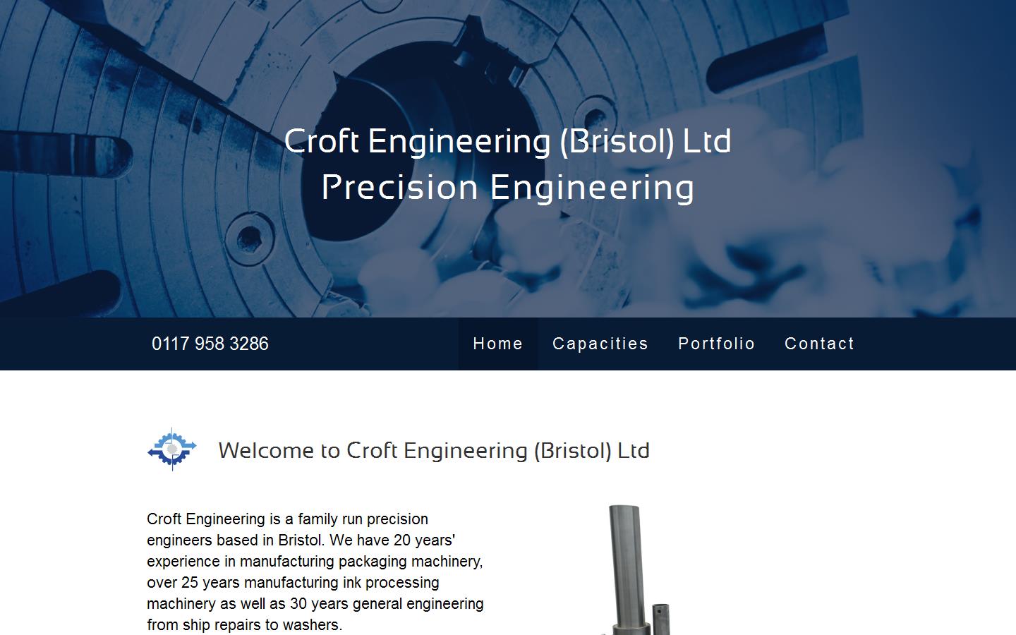 Croft Engineering Bristol Ltd Website