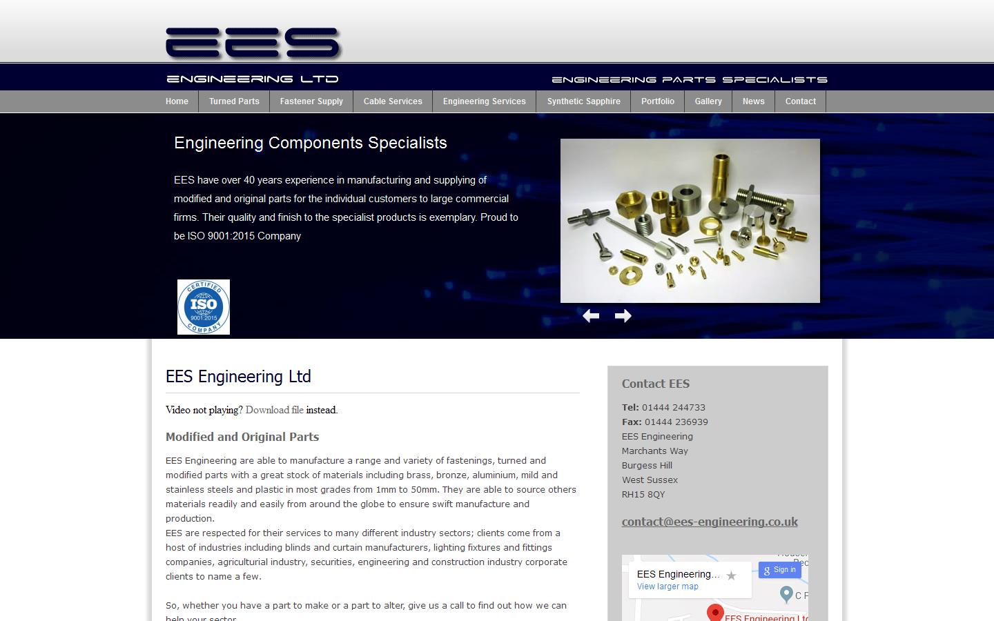EES Engineering Ltd Website
