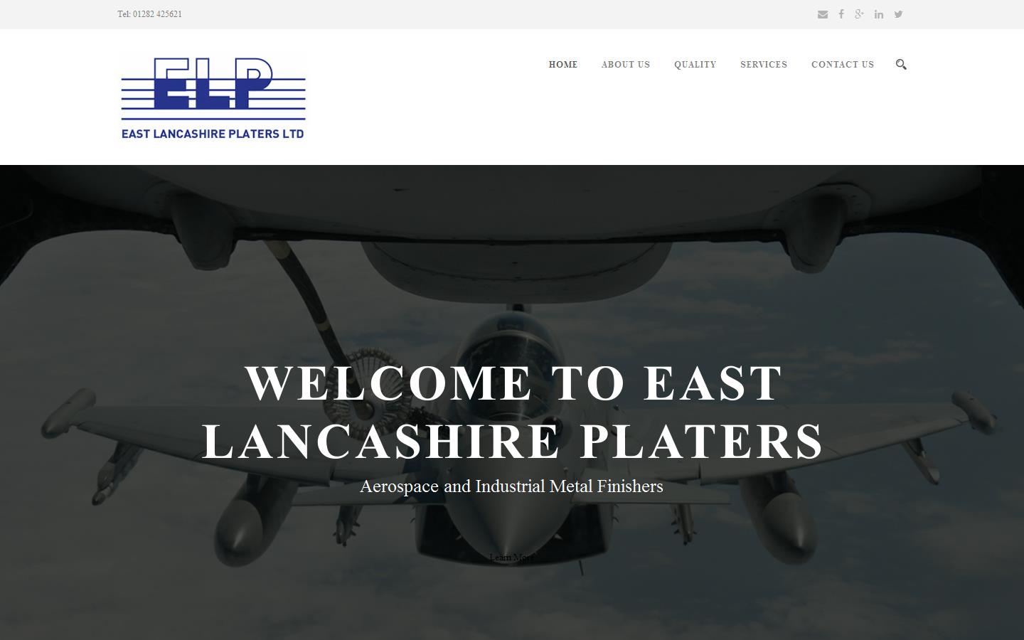 East Lancashire Platers Ltd Website
