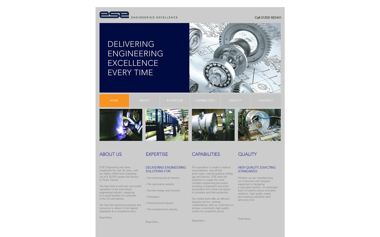 E S E Engineering UK LLP Website