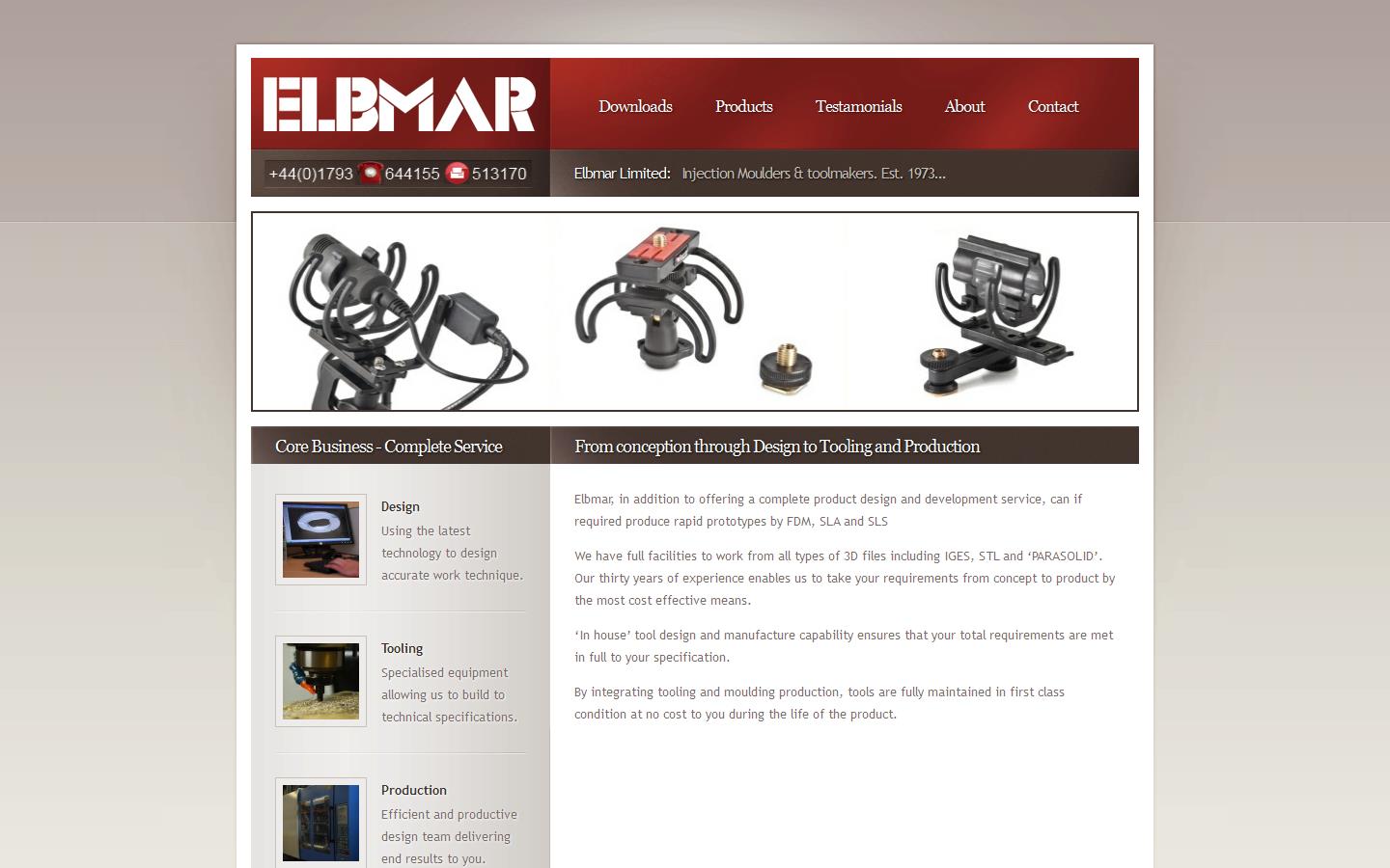 Elbmar Ltd Website