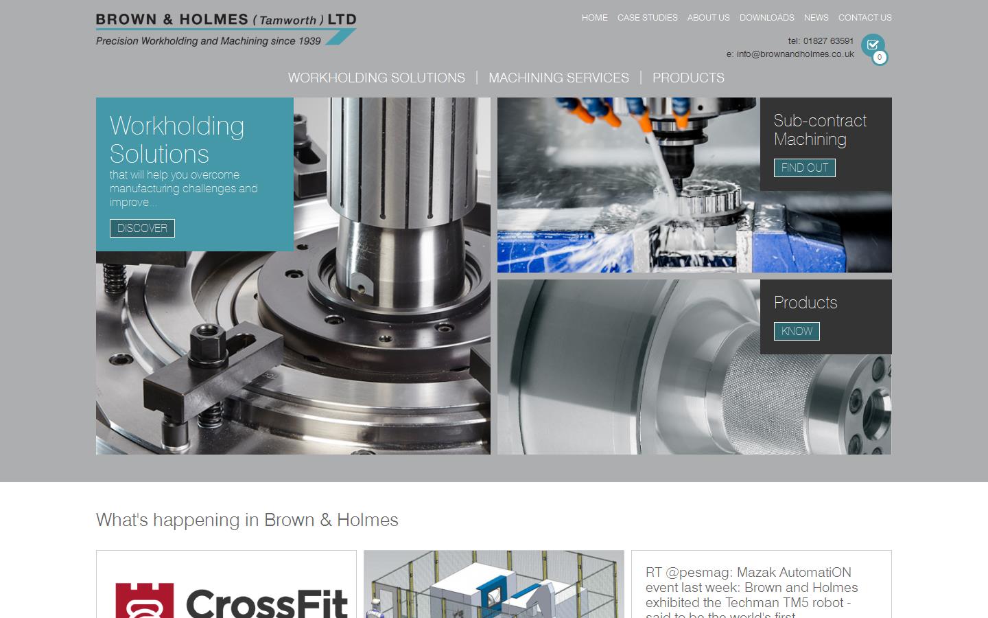 Brown & Holmes Website