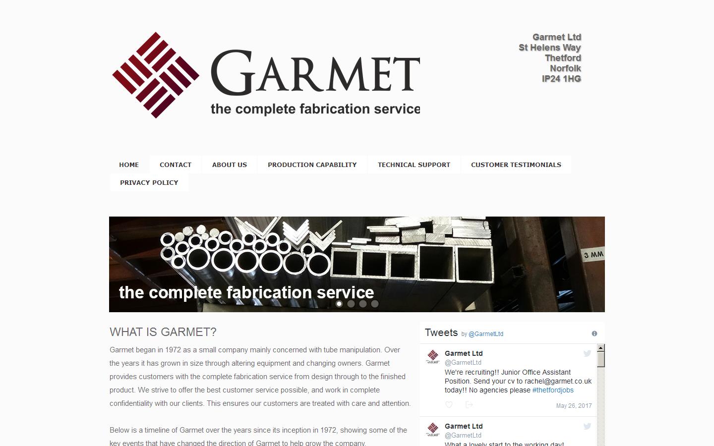 Garmet Website