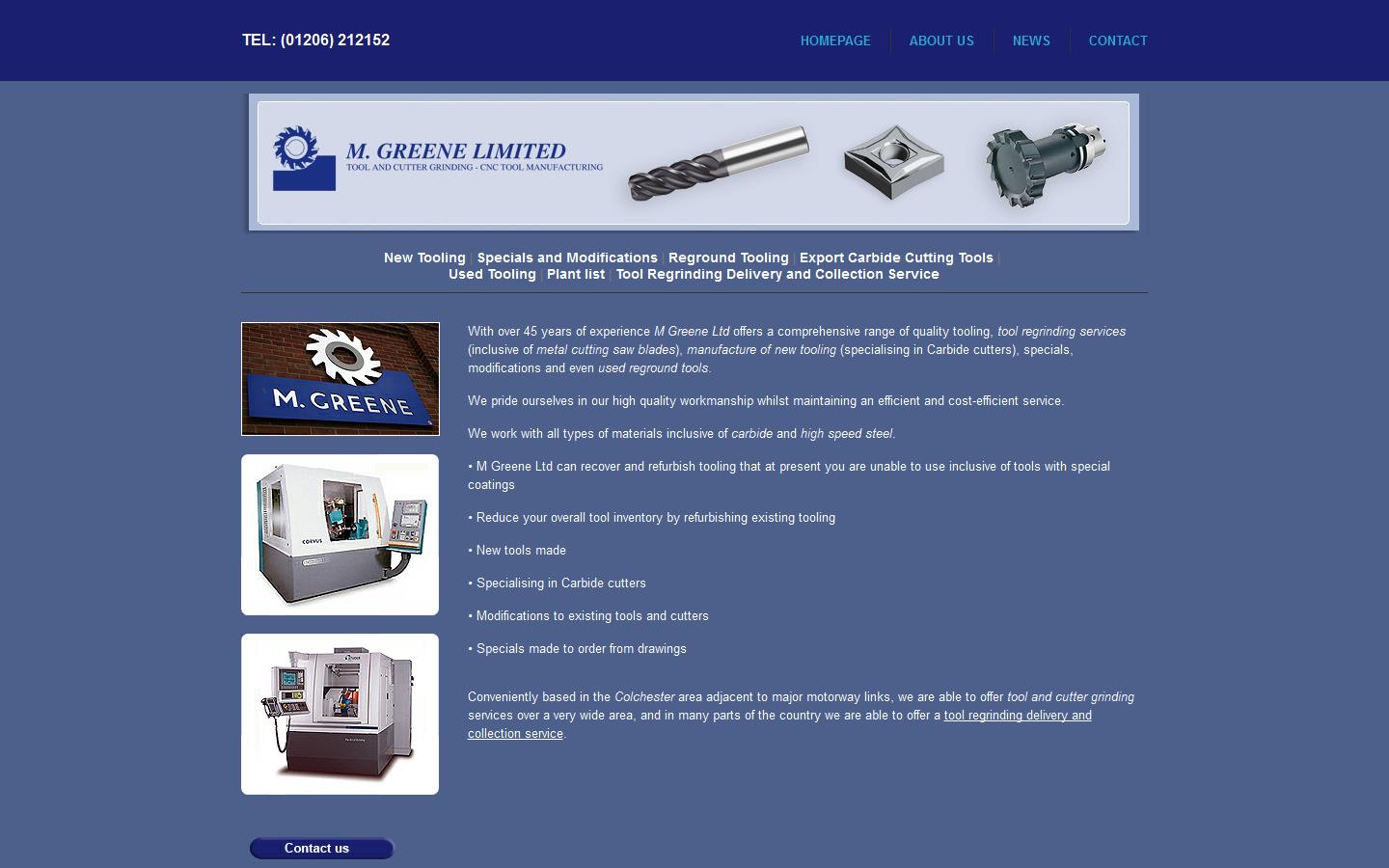 M Greene Ltd Website