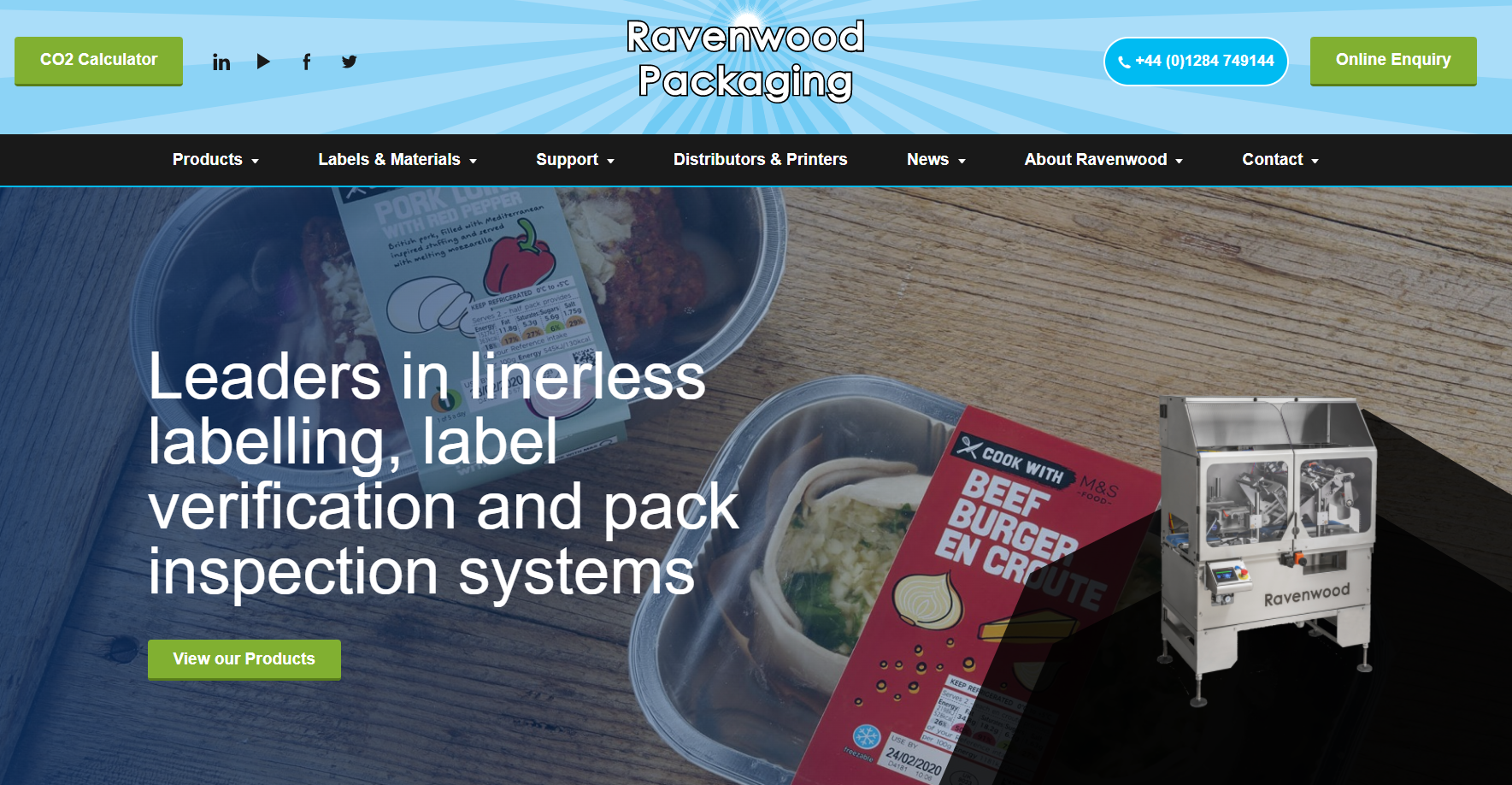 Ravenwood Packaging Ltd Website