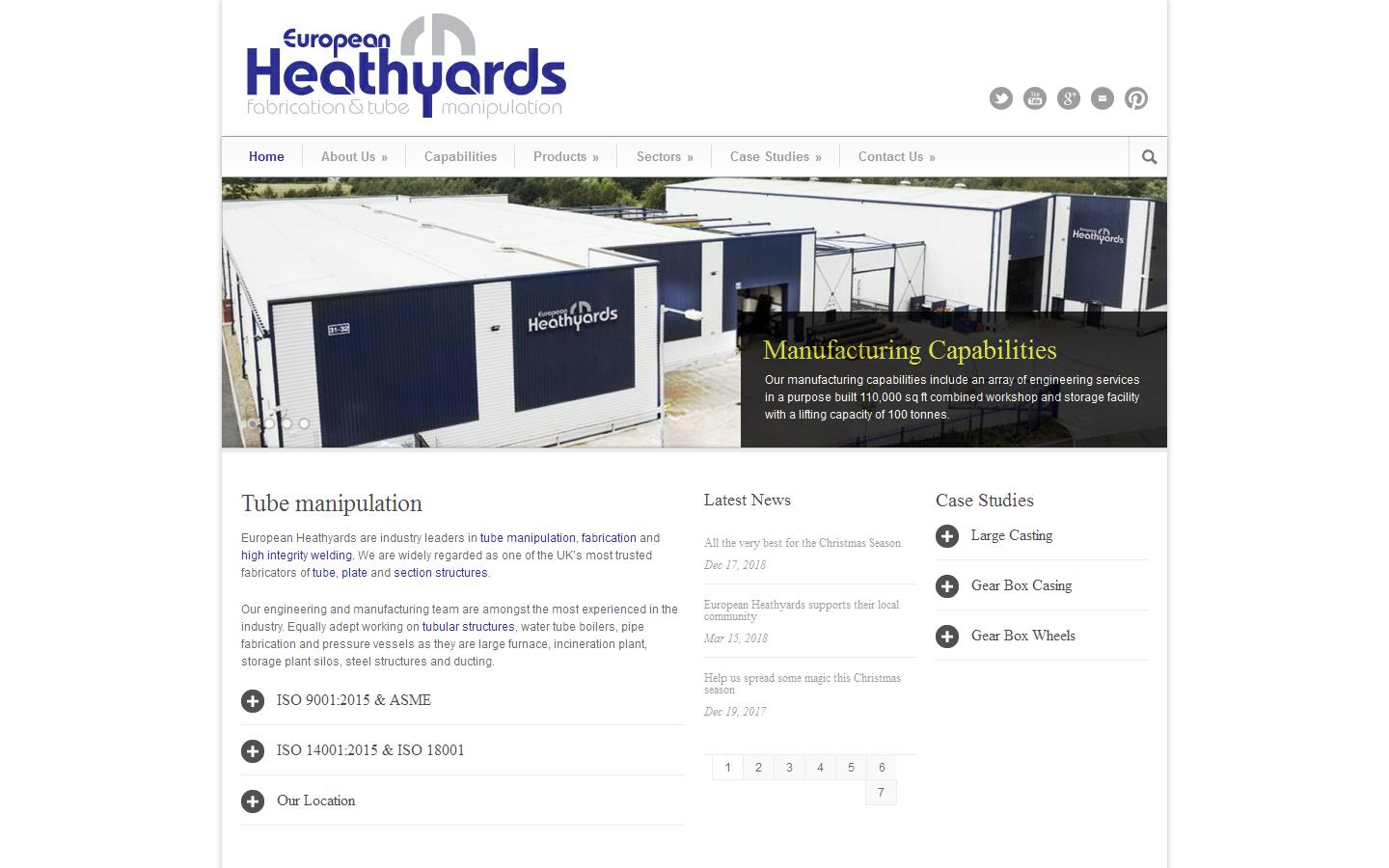 European Heathyards Website