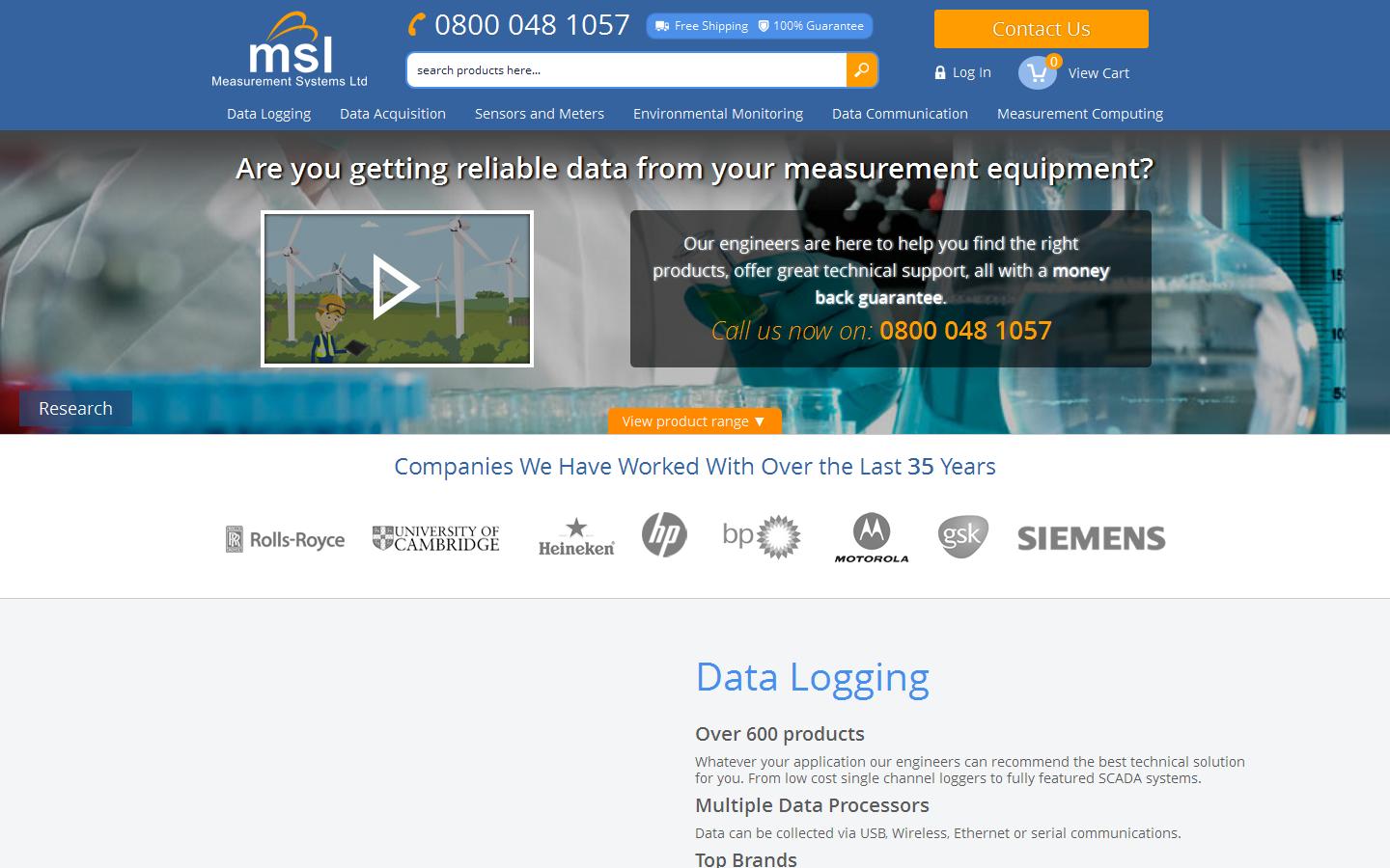 Measurement Systems Website