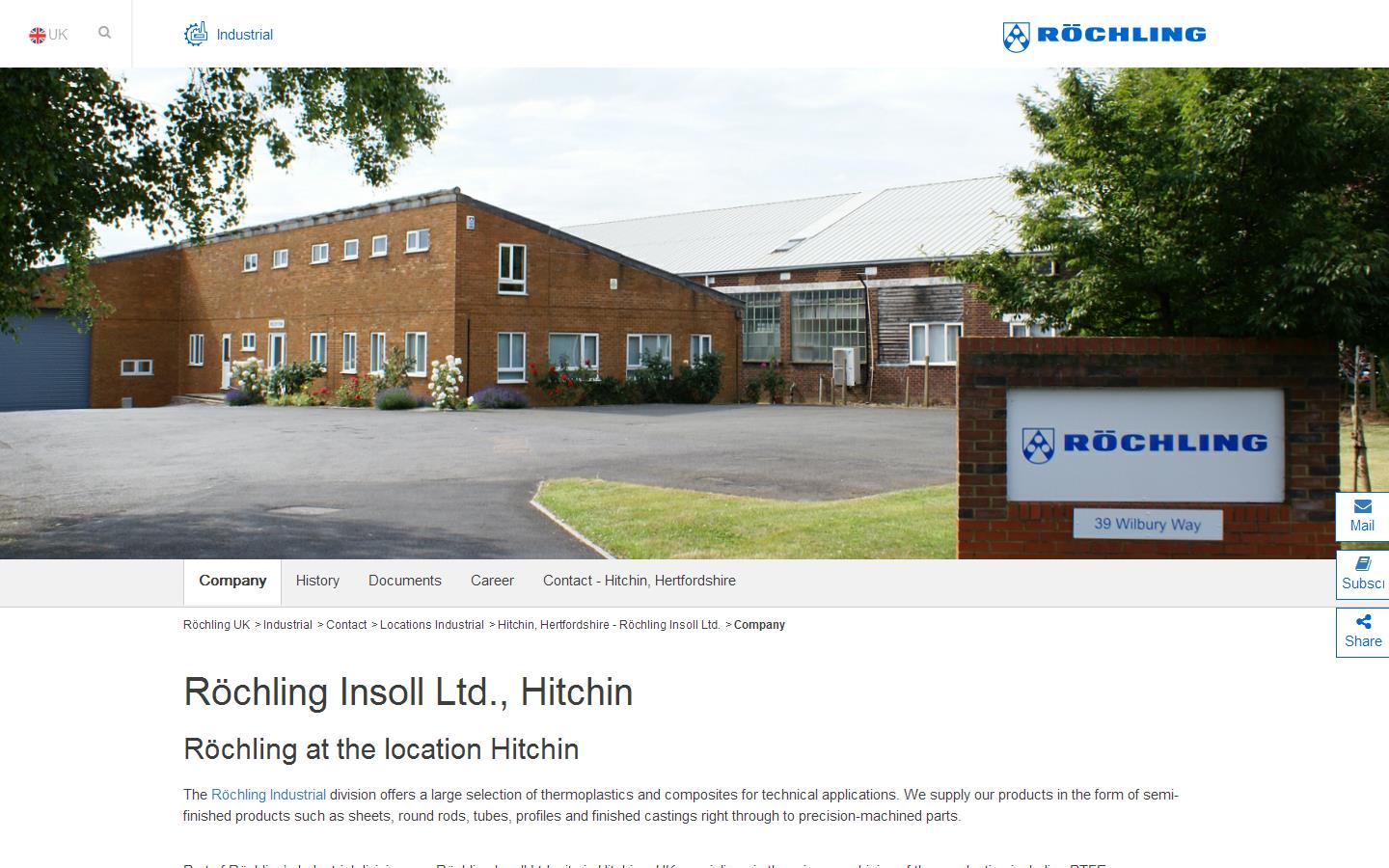 Roechling Insoll Website