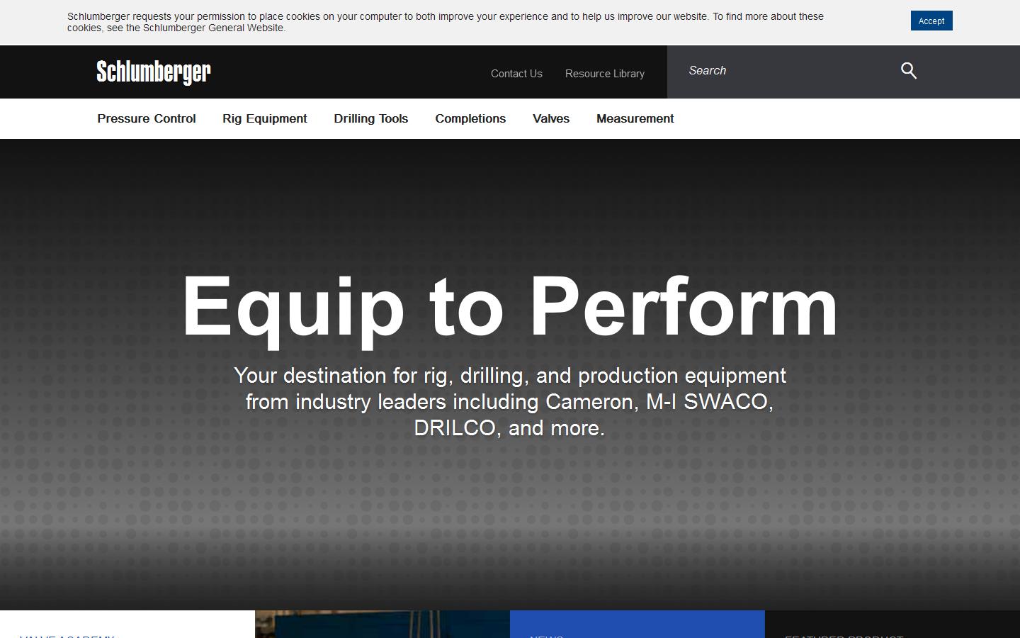 Cameron Flow Control Technology UK Website