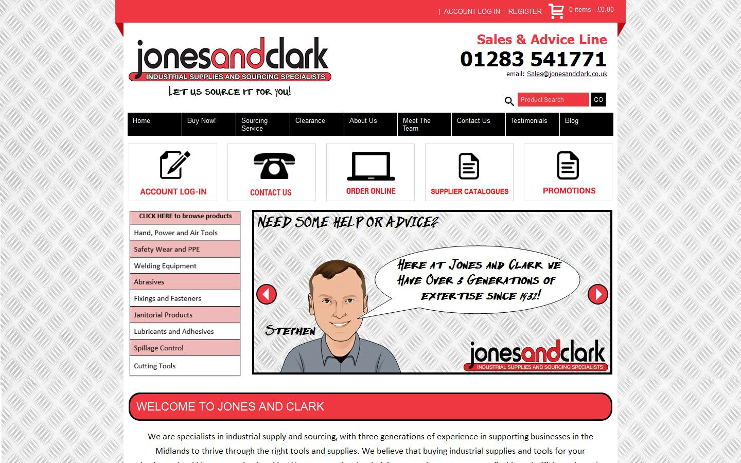 Jones & Clark Website