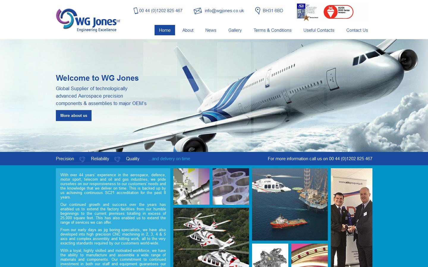 W G Jones Ltd Website
