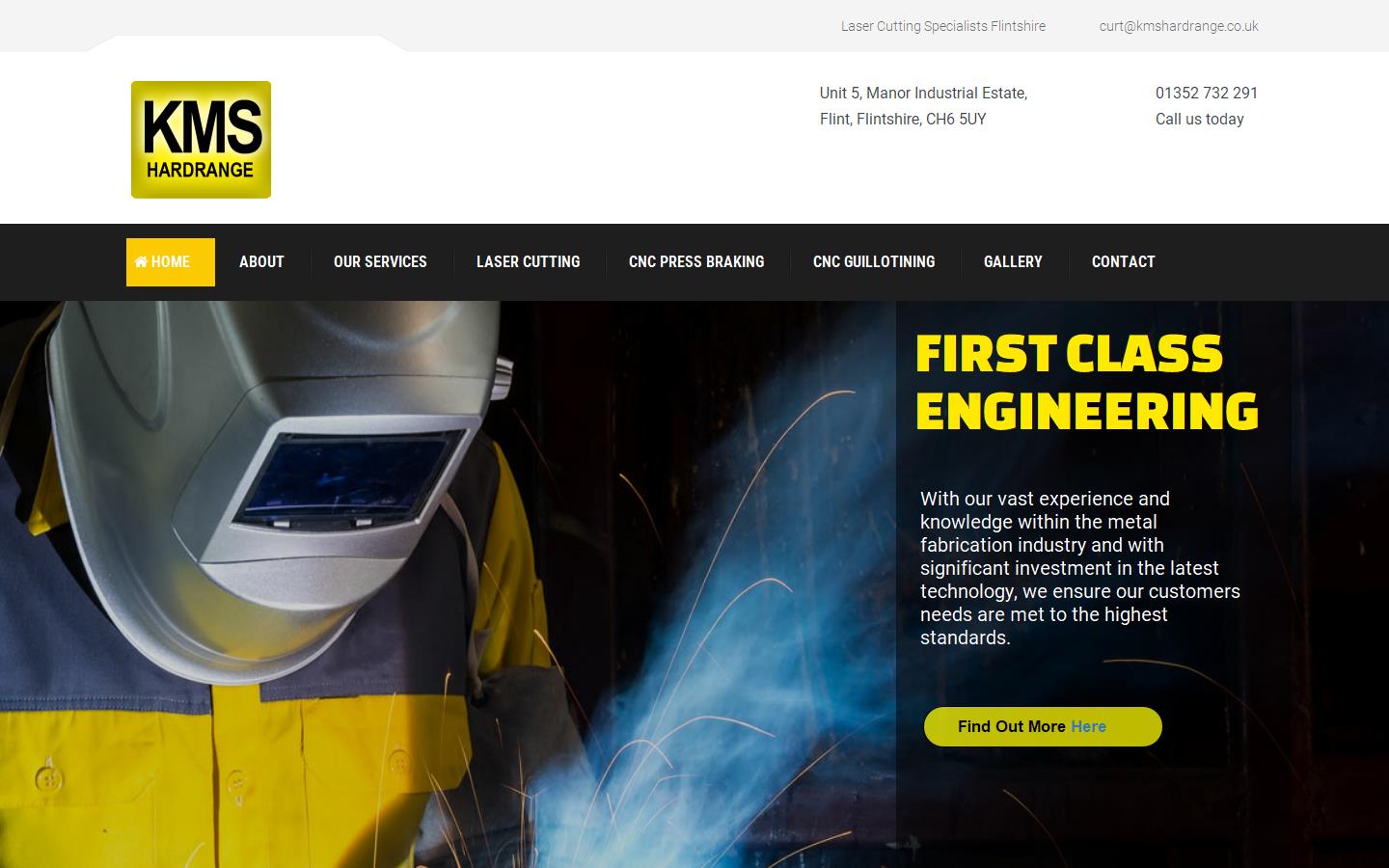 K M S Hardrange Ltd Website