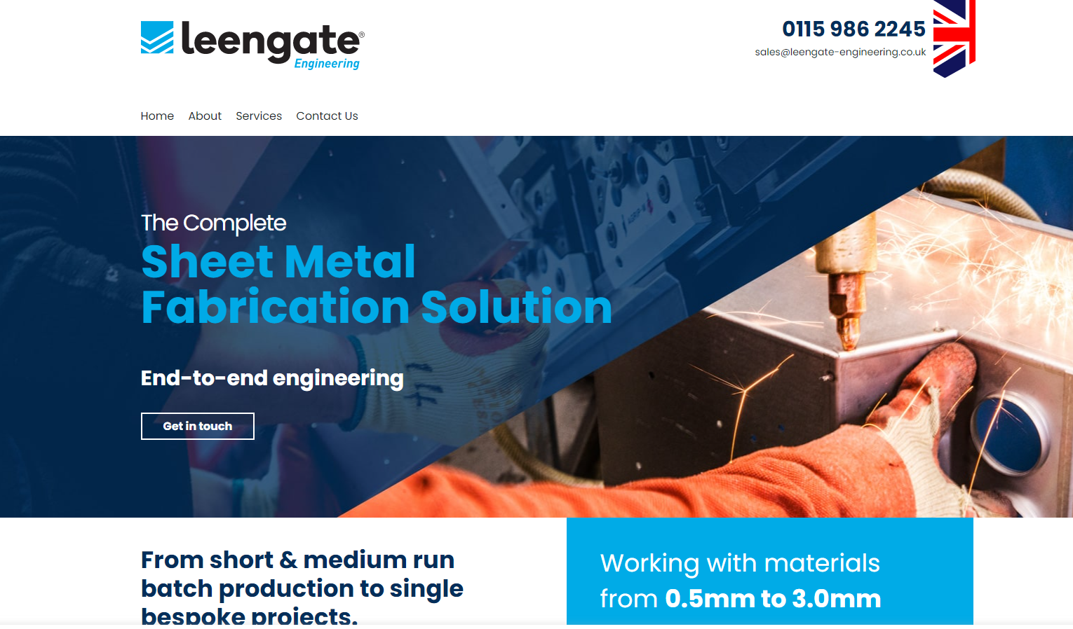 Leen Gate Engineering Co. Ltd Website