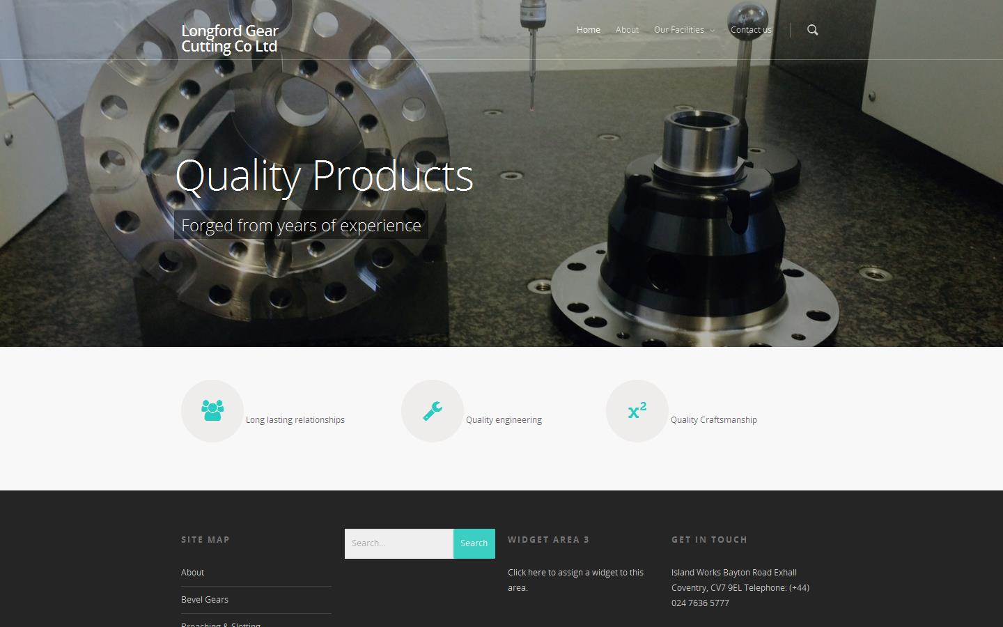Longford Gear Cutting Co. Ltd Website