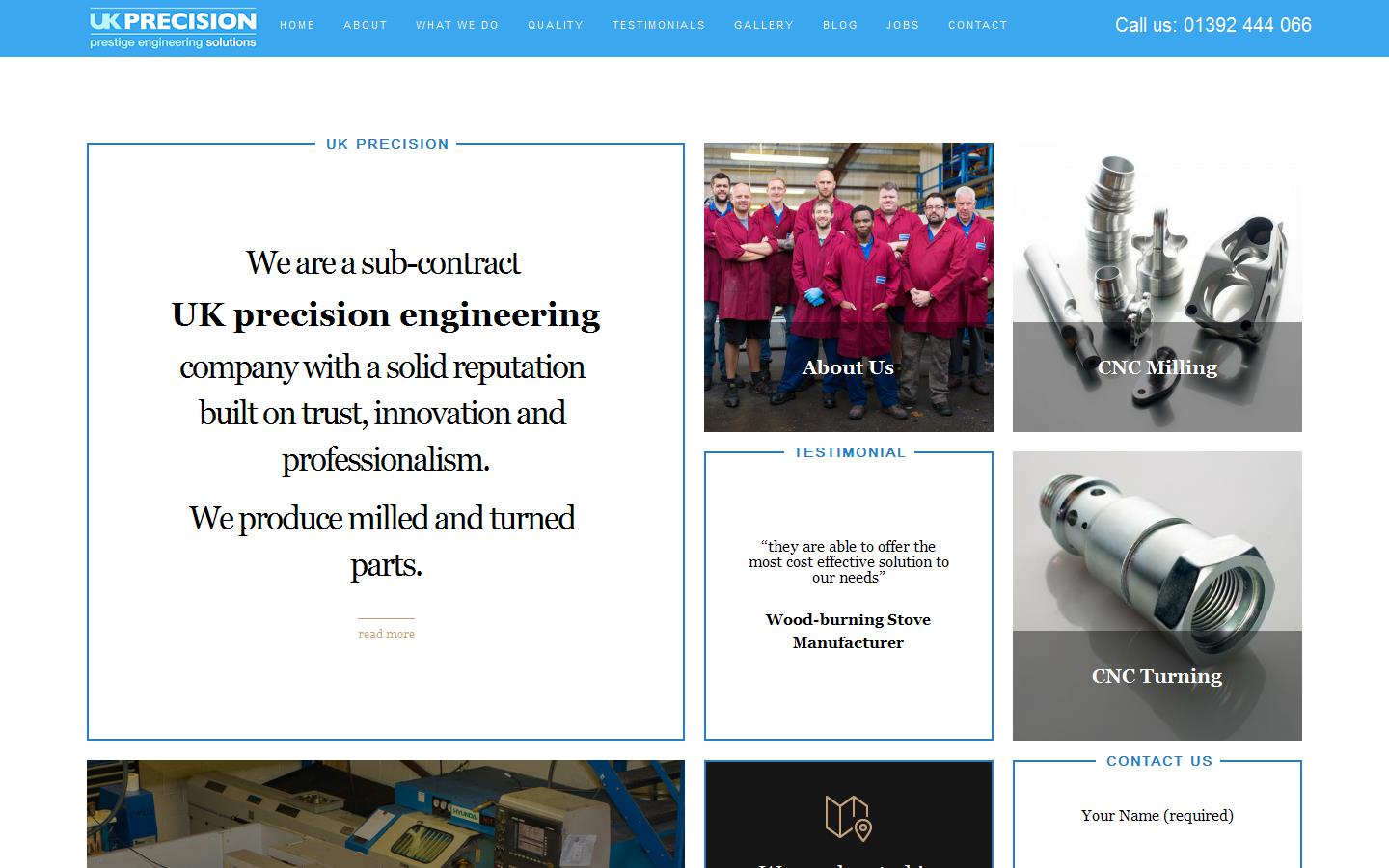 UK Precision Website