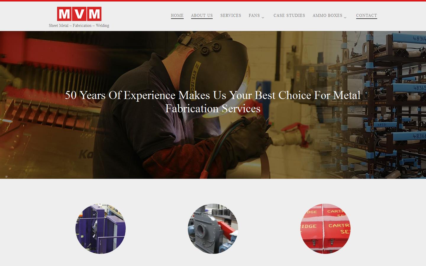 M V M Sheet Metal Fabrications Ltd Website